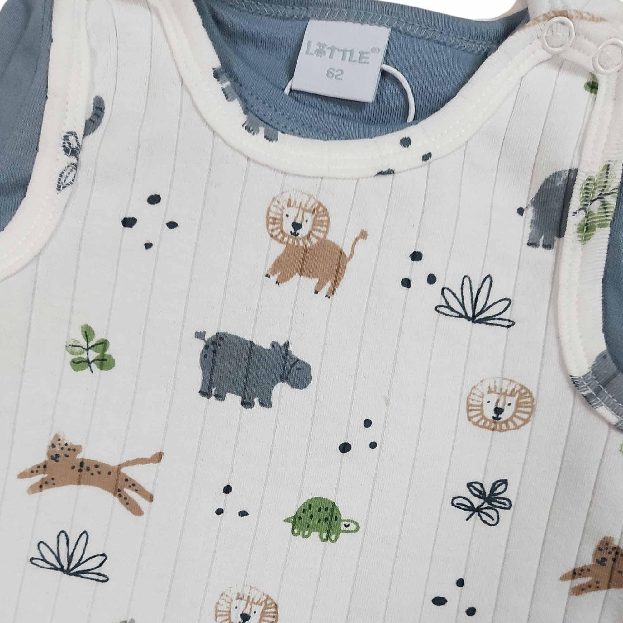 Strampler, LITTLE, Weiß – Produktansicht