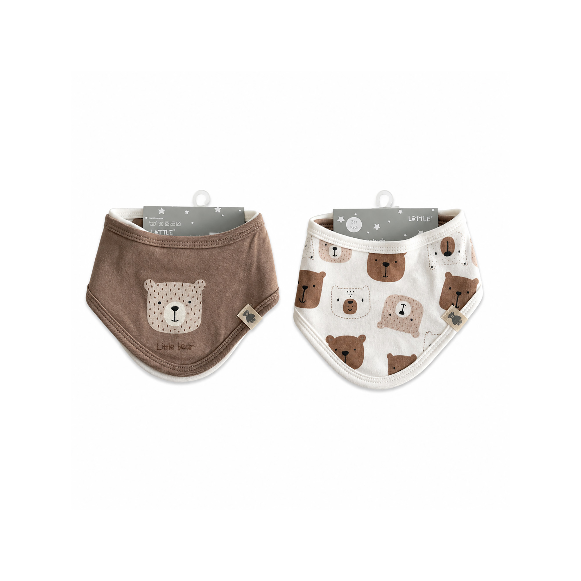 Dreieckstücher & Halstücher, LITTLE, Beige – Produktansicht