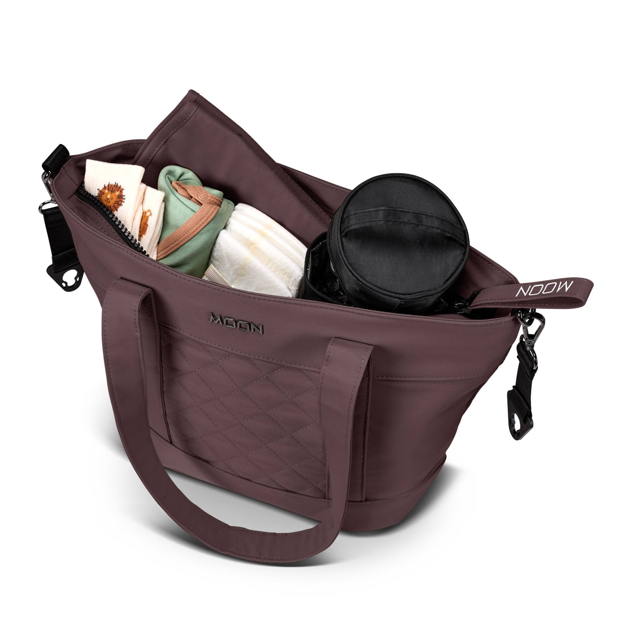 Wickeltaschen, MOON, Braun – Produktansicht