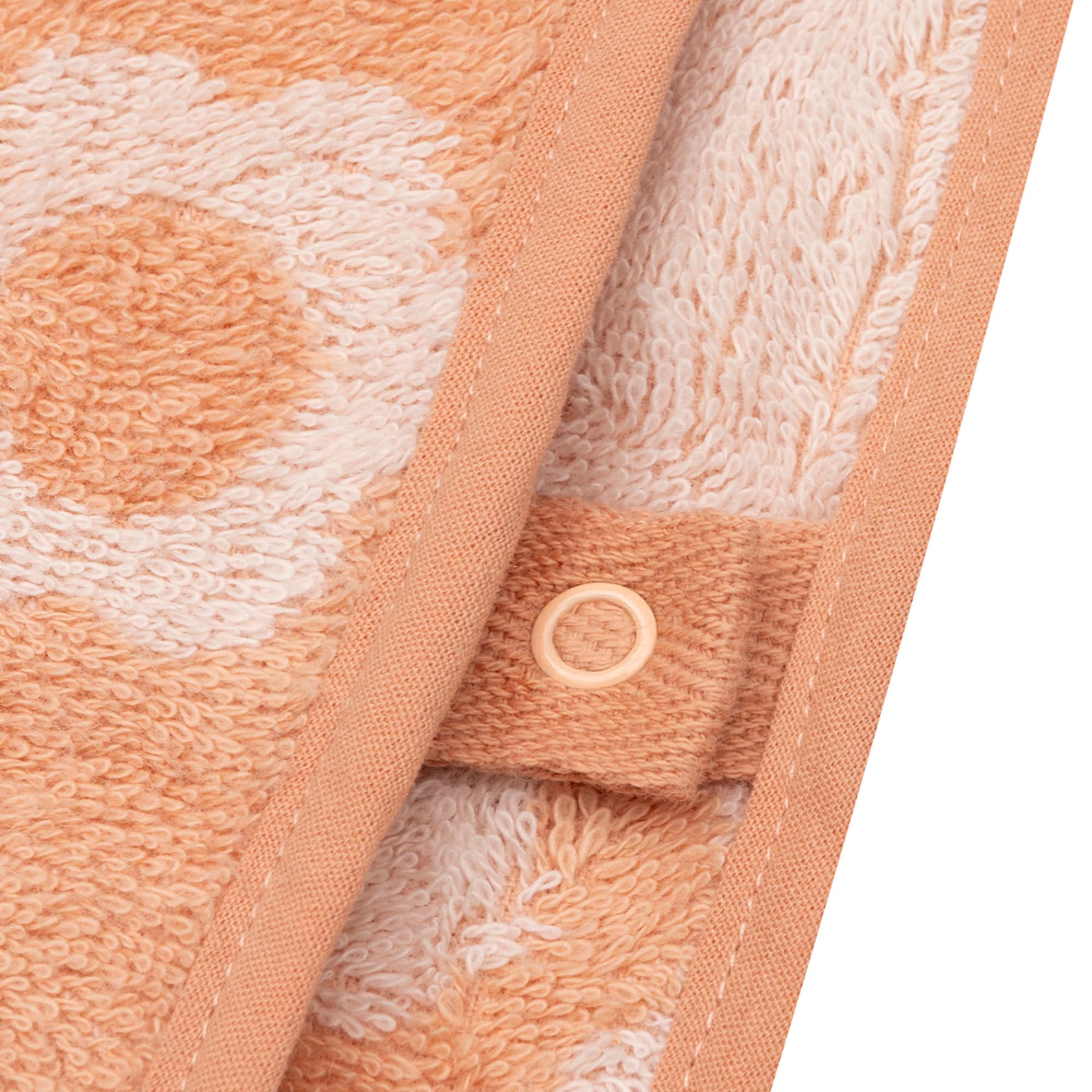 Badeponcho, jollein, Orange – Produktansicht