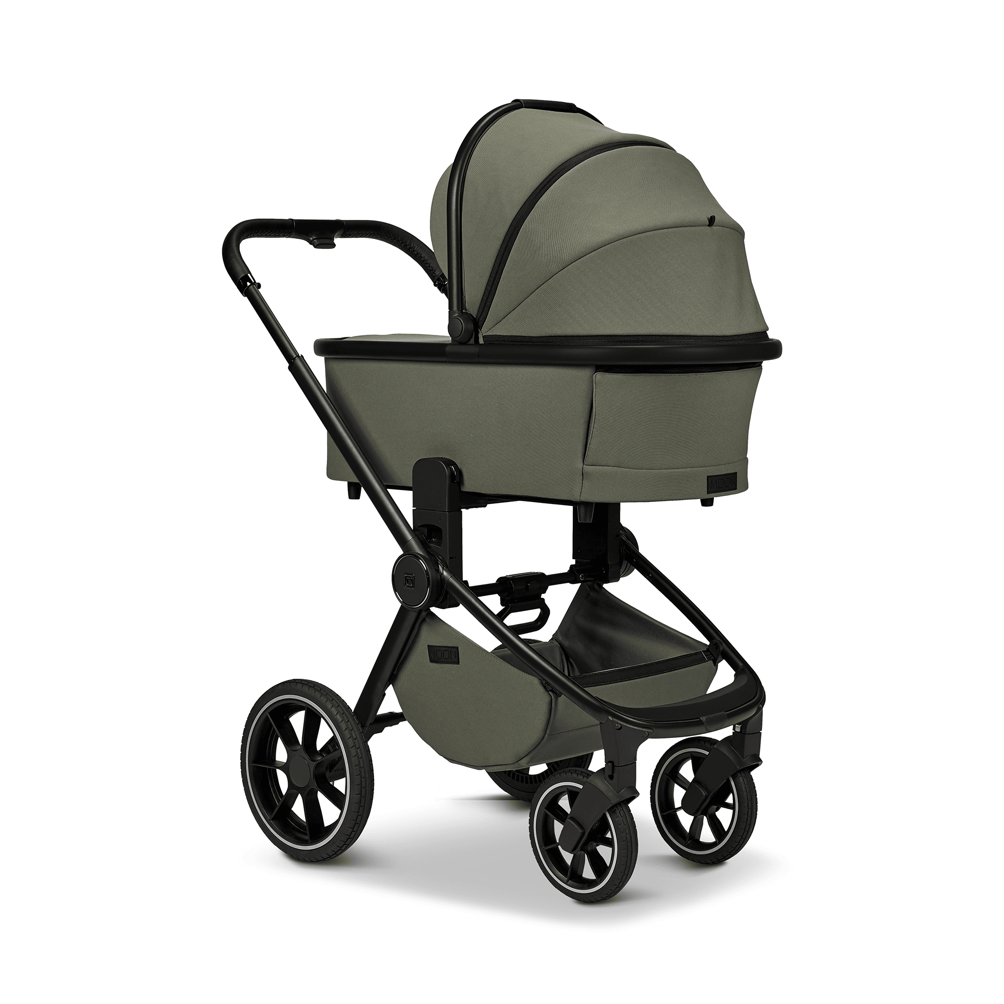 Kombi-Kinderwagen, MOON, Grün – Produktansicht