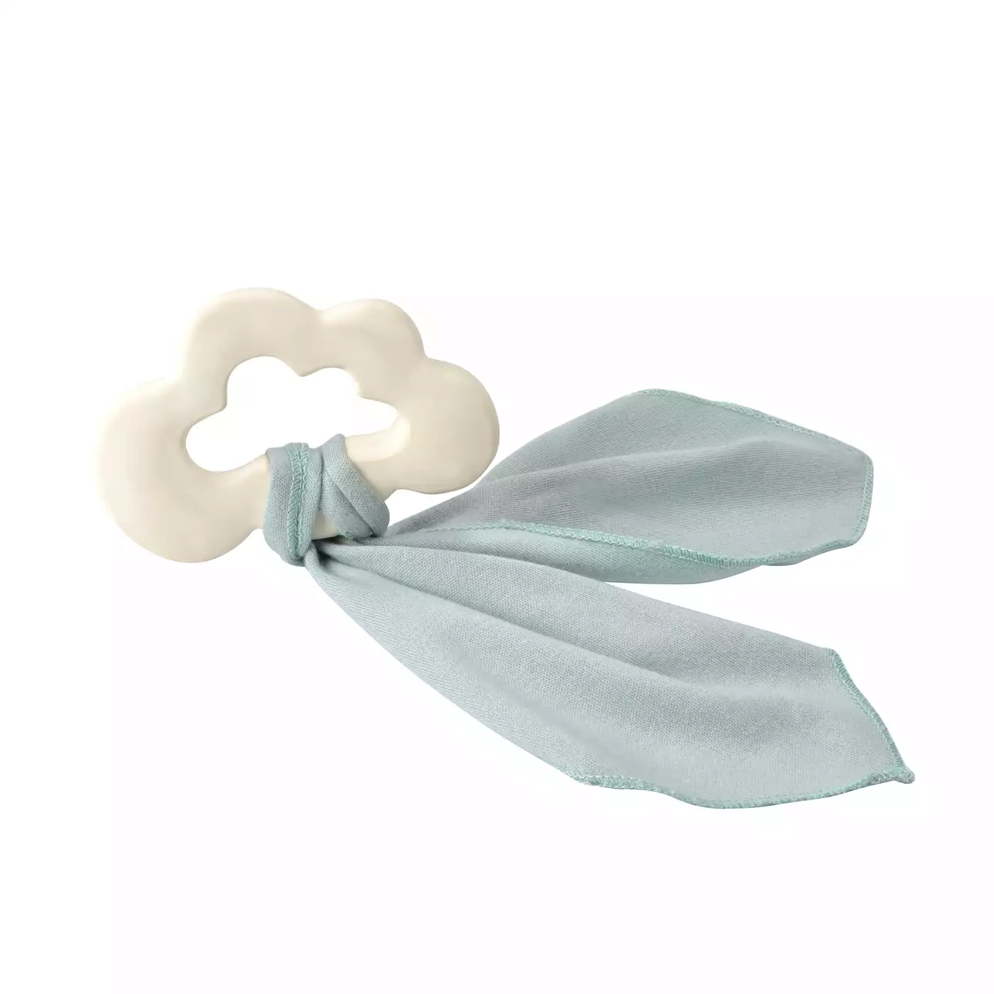 Rasseln & Greiflinge, kikadu, Orange – Besonderheit: Kautschukwolke mit Muslin