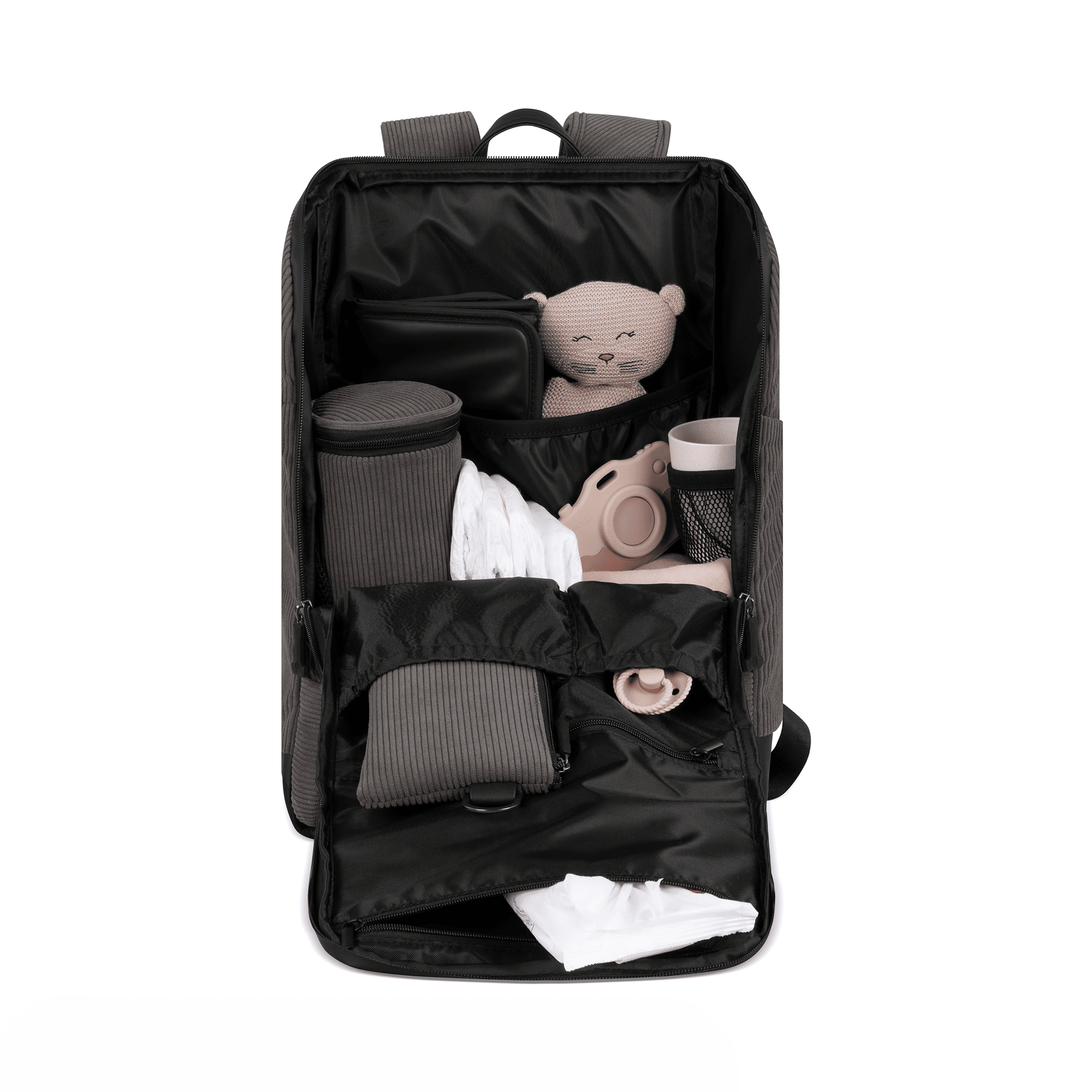 Wickelrucksäcke, ABC DESIGN, Grau – Produktansicht