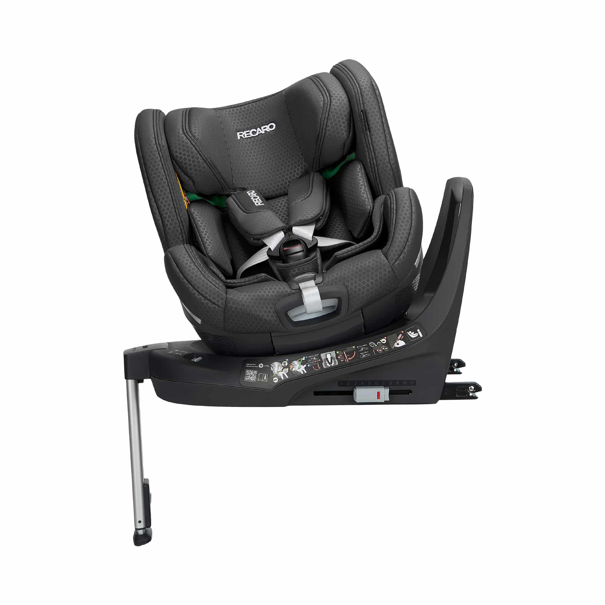 Reboarder 0-18 kg, Gruppe 0+/1, RECARO, Schwarz – Produktansicht