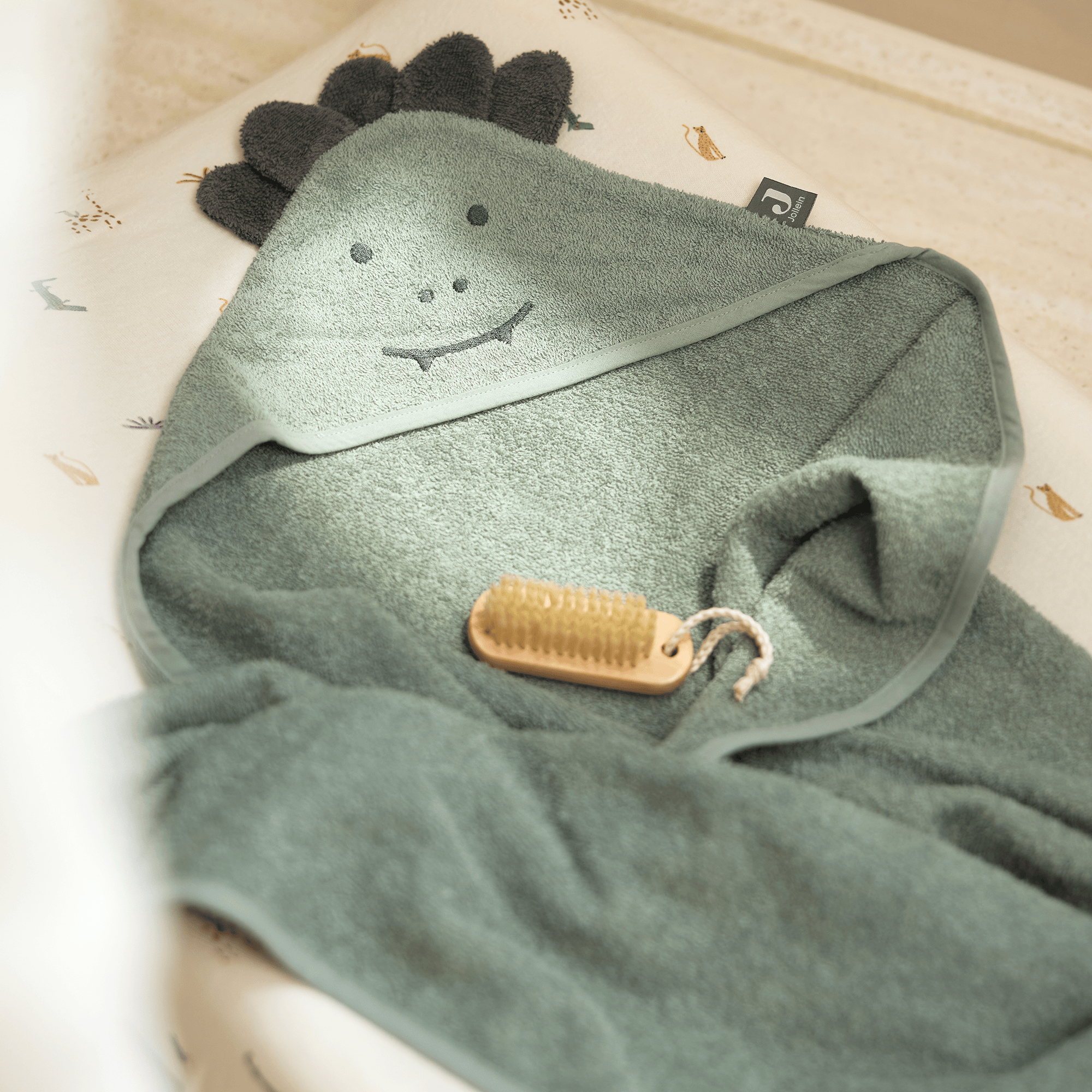 Handtücher, jollein, Grün – Besonderheit: saugstark und kuschelweich