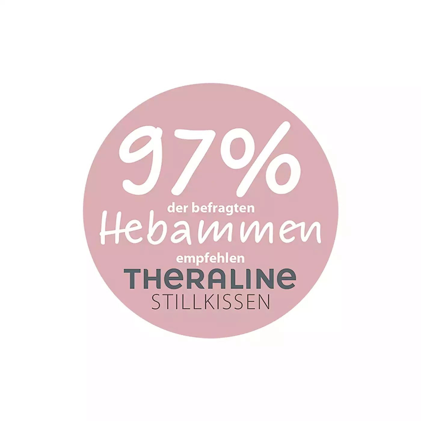 Stillkissen, THERALINE, Pink – Produktansicht