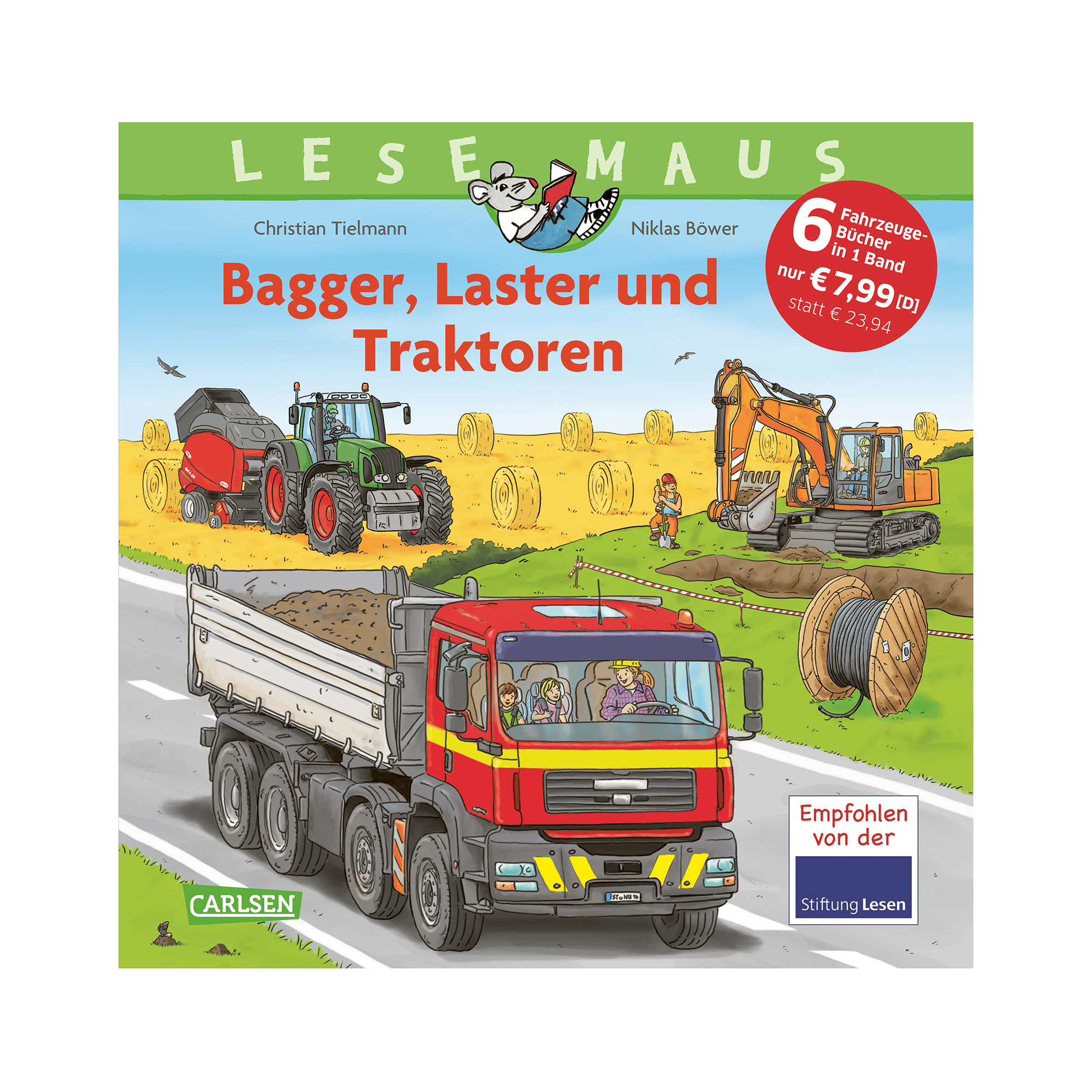 Bagger, Laster und Traktoren  Alles über Fahrzeuge CARLSEN 2000584976201 1