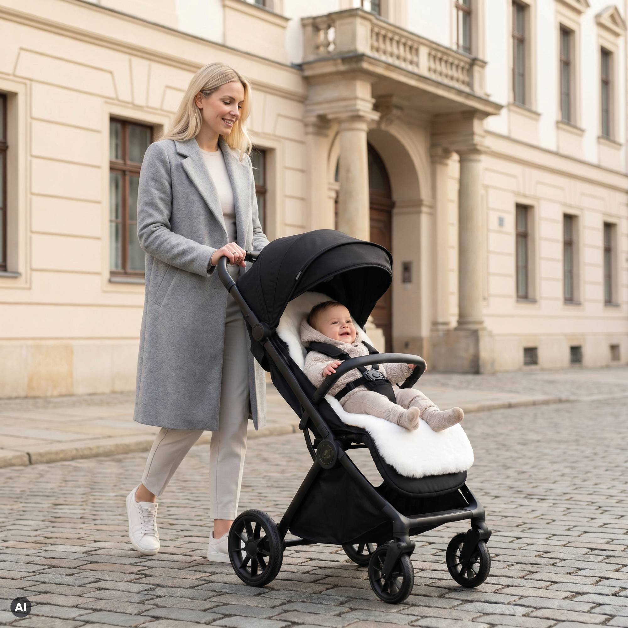 Kinderwagen Zubehör, LITTLE ONE, Weiß – Produktansicht