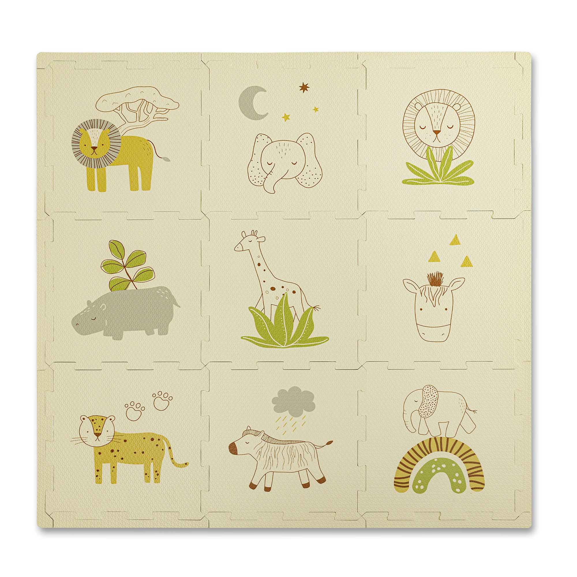 Puzzlematten, Hakuna matte, Beige – Produktansicht
