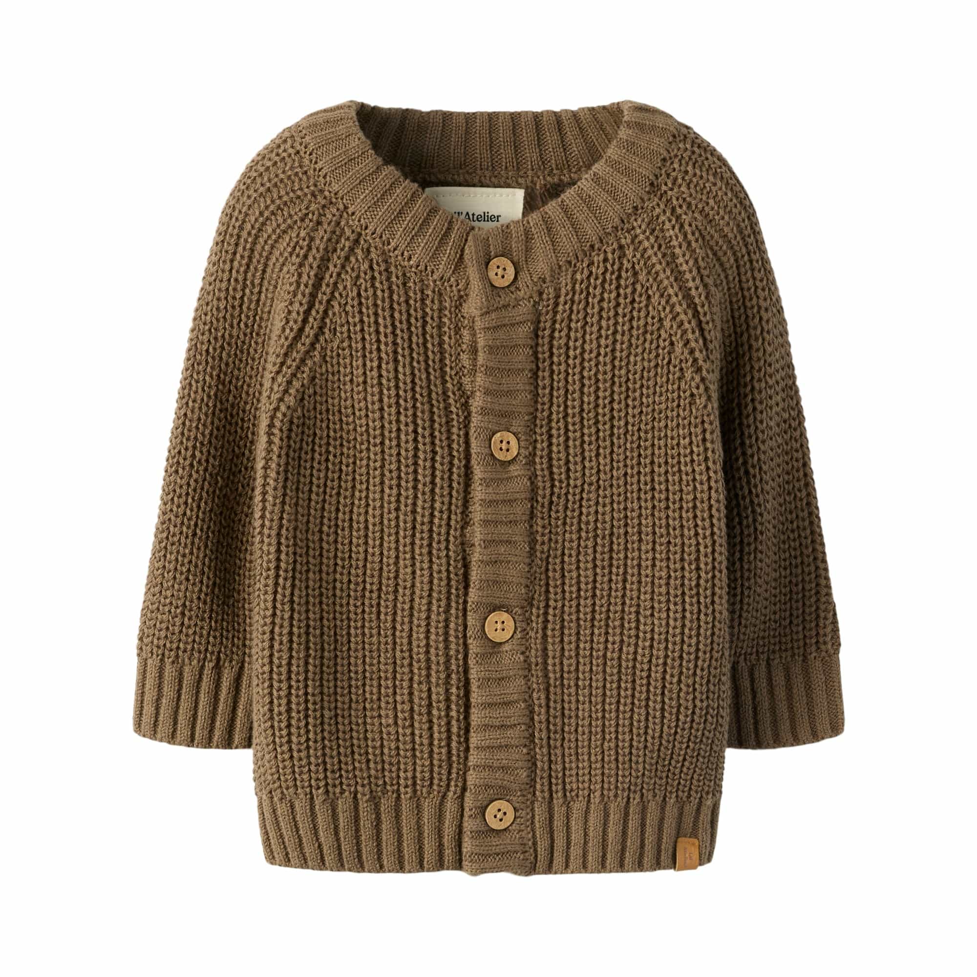 Sweat-, Fleece- & Strickjacken, Lil' Atelier, Braun – Produktansicht