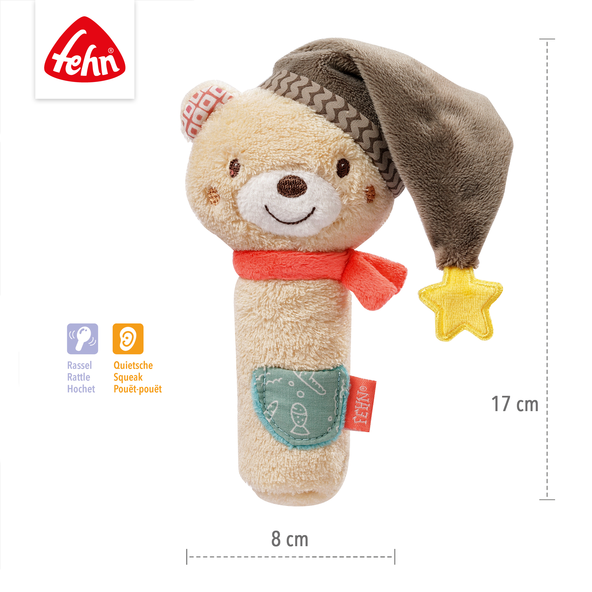 Rasseln & Greiflinge, fehn, Beige – Produktansicht