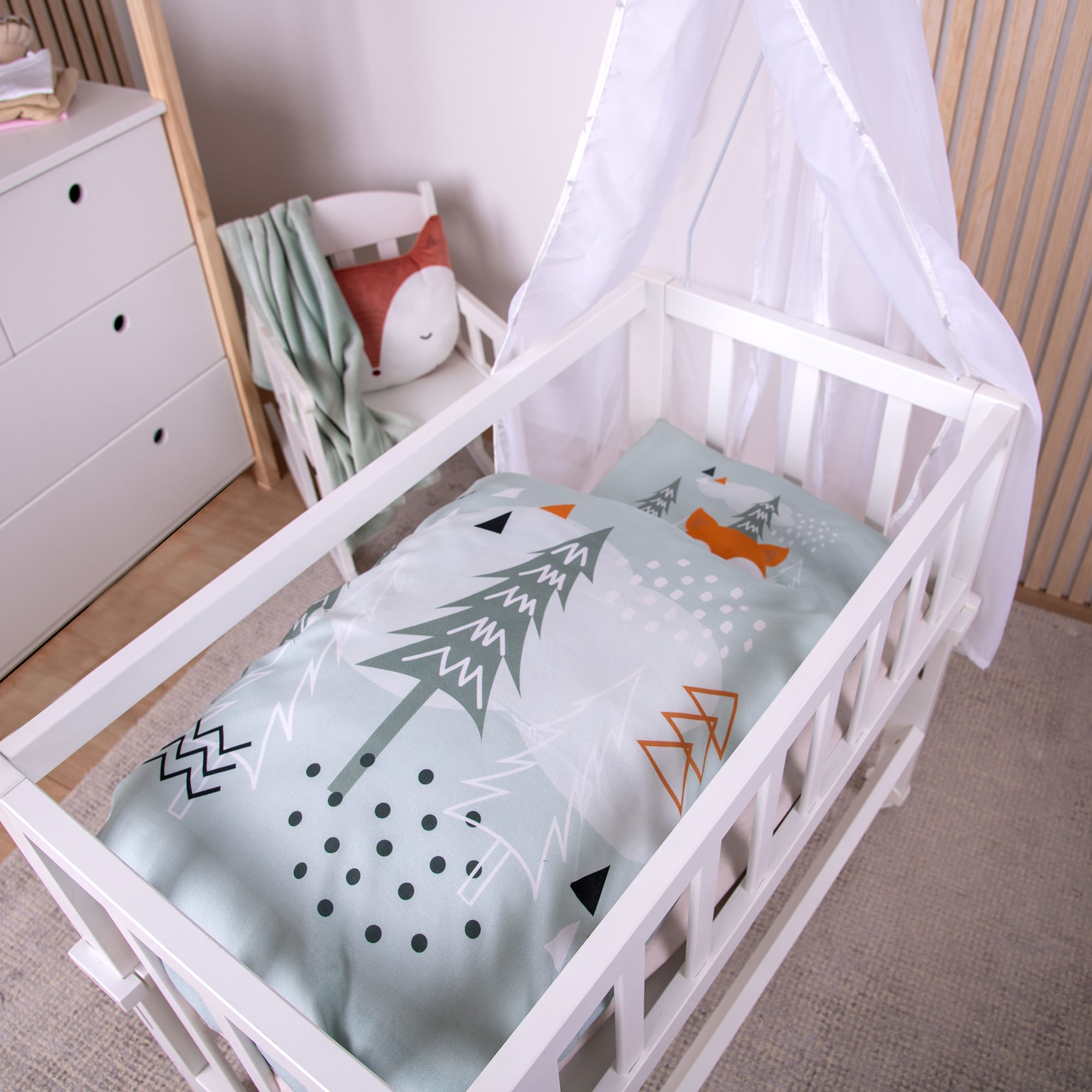 Babybettwäsche, HERDING, Grün – Produktansicht
