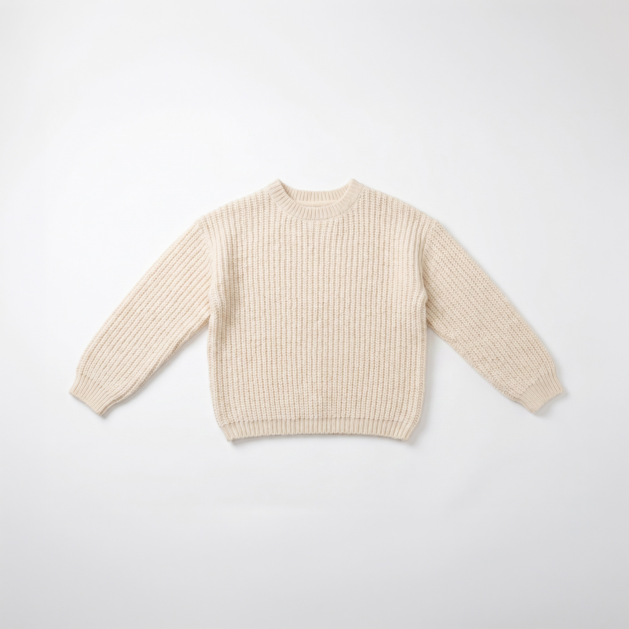 Strickpullover, LITTLE ONE, Beige – Produktansicht