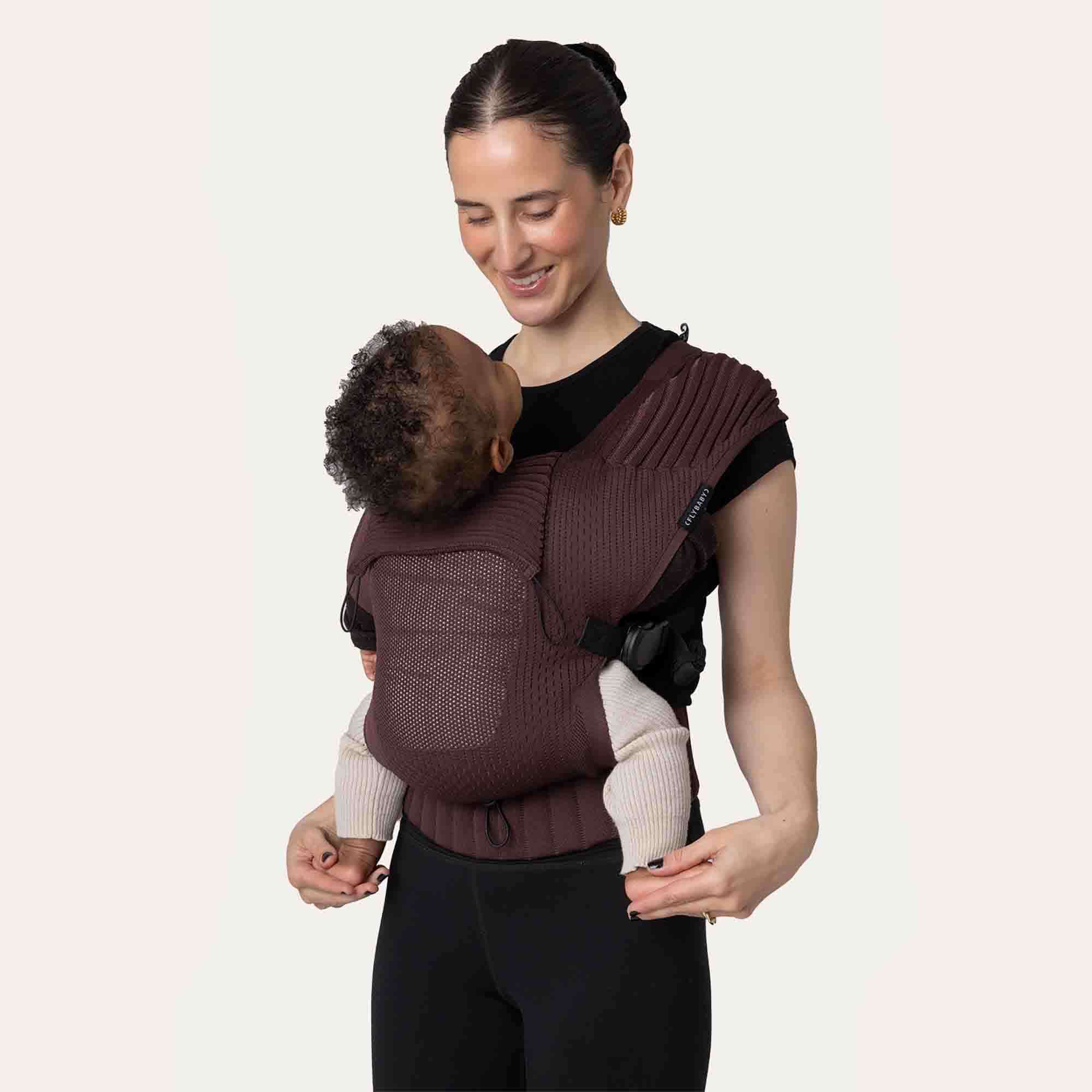 Babytragen, FLYBABY, Braun – Produktansicht