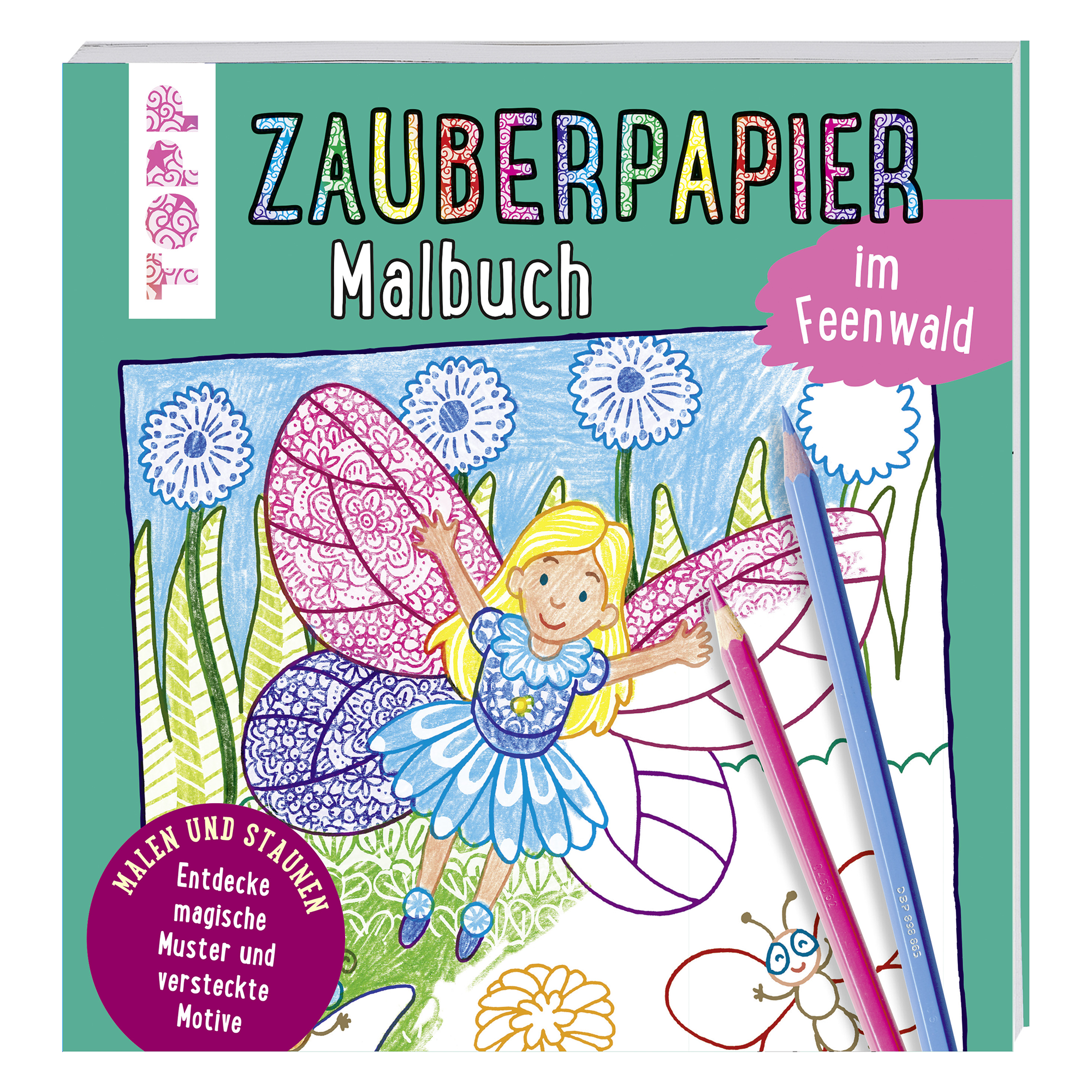 Zauberpapier Malbuch im Feenwald frechverlag 2000584478309 1