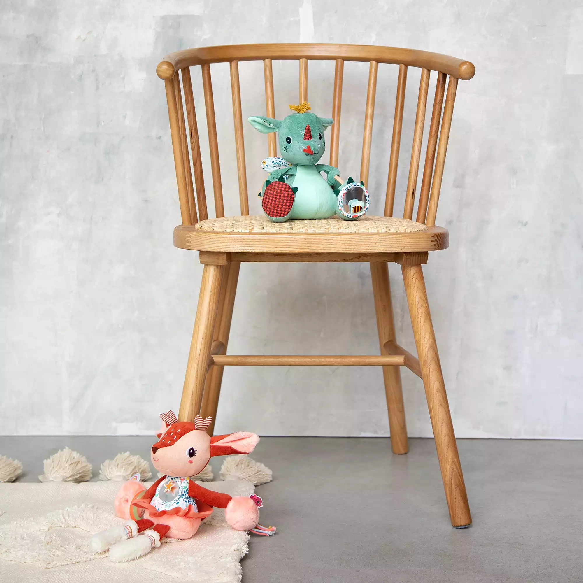 Kuscheltiere, Lilliputiens, Grün – Besonderheit: schult die Sinne deines Kindes