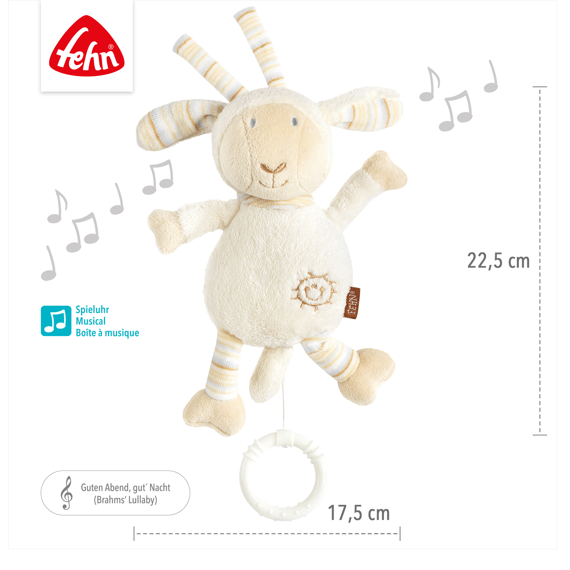 Spieluhren, fehn, Beige – Produktansicht