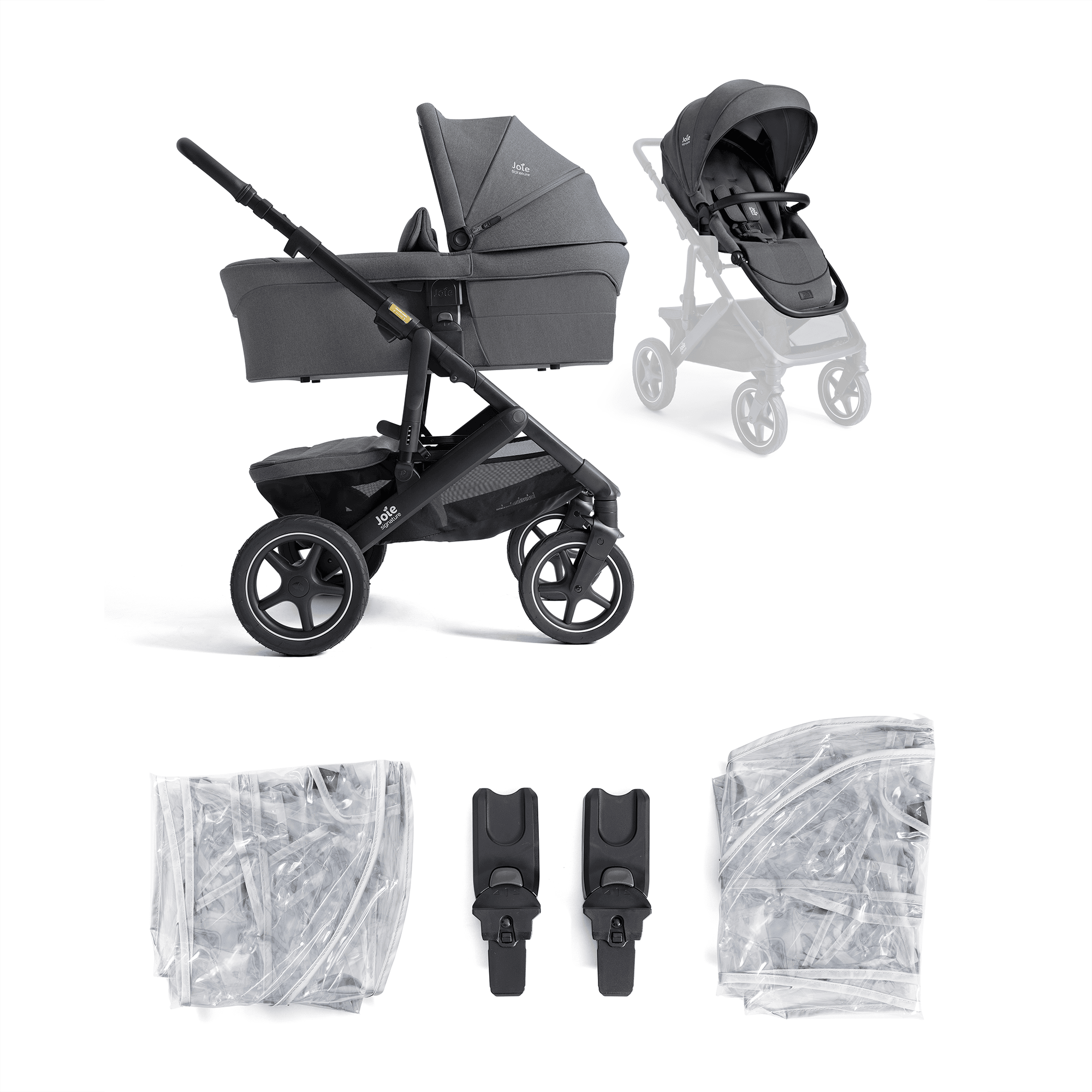 Kombi-Kinderwagen, Joie signature, Braun – Produktansicht