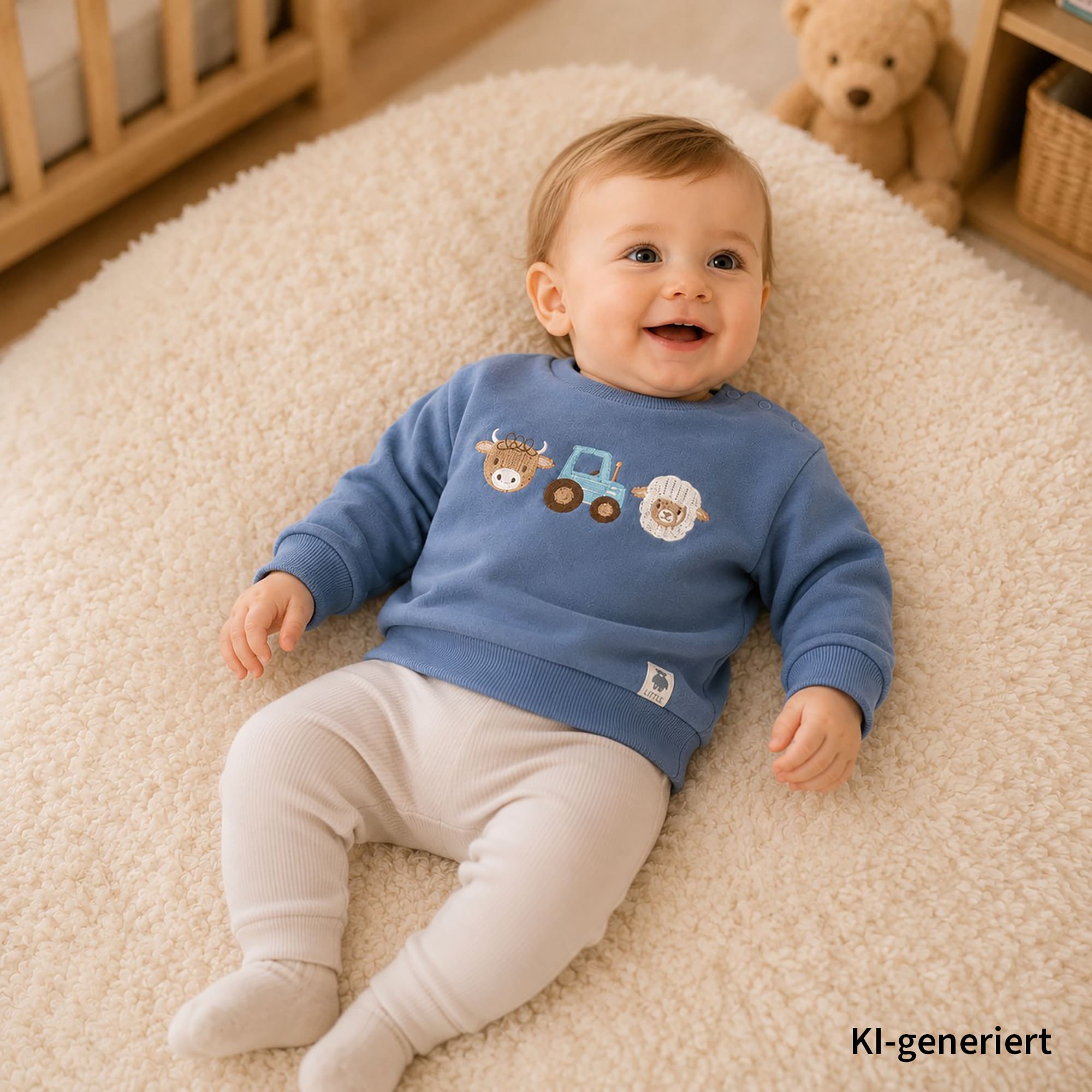 Pullover & Sweatshirts, LITTLE, Blau – Produktansicht
