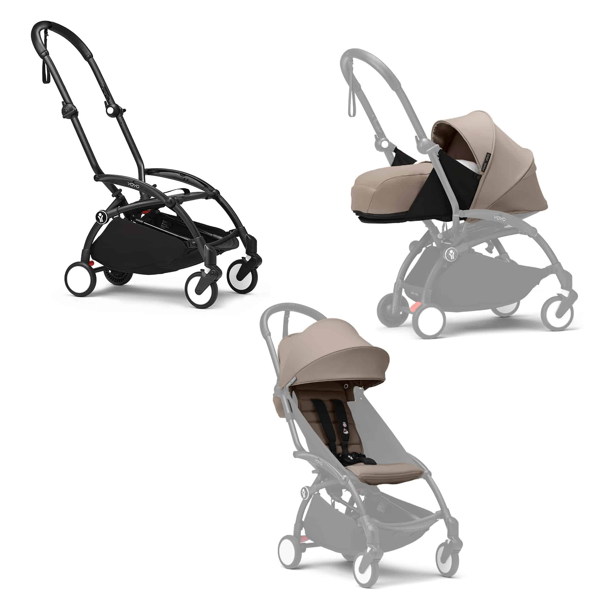 Kombi-Kinderwagen, STOKKE, Braun – Produktansicht