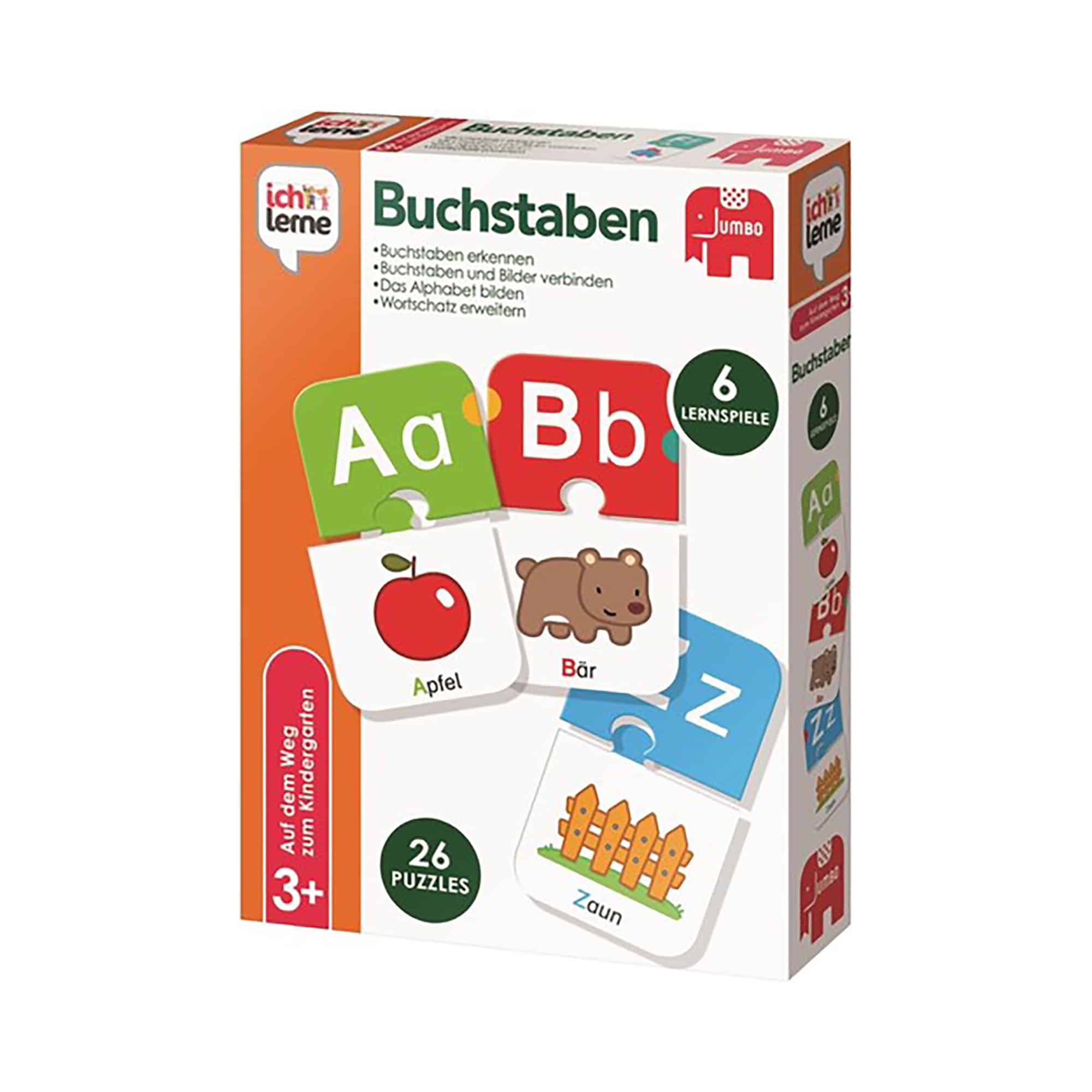 Kinderspiele, JUMBO, Gelb – Besonderheit: unterstützt die sprachliche Entwicklung
