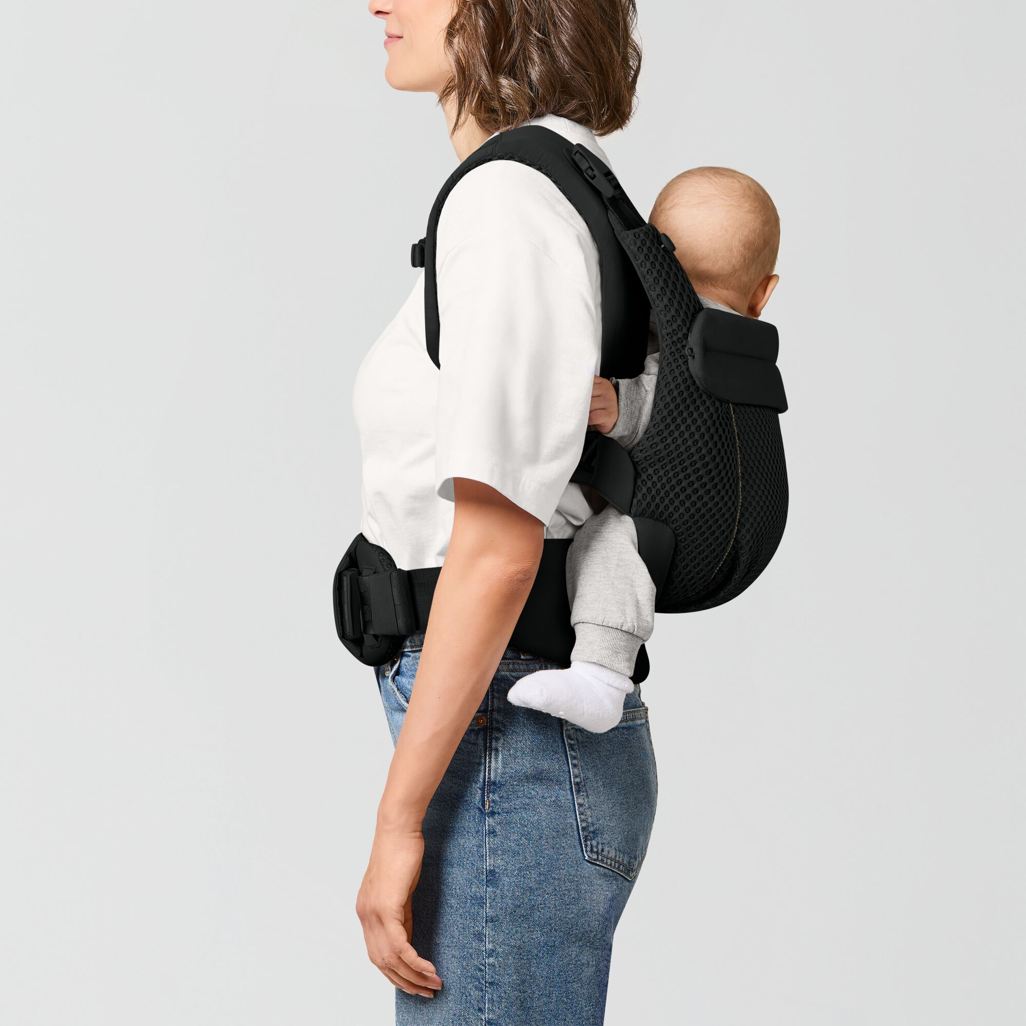 Babytragen Mesh, cybex, Schwarz – Produktansicht