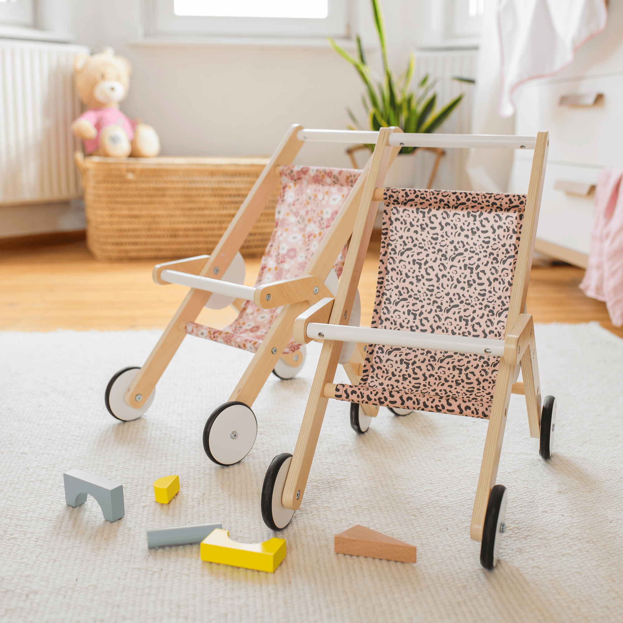Puppen & Puppenwagen, LITTLE ONE, Braun – Produktansicht