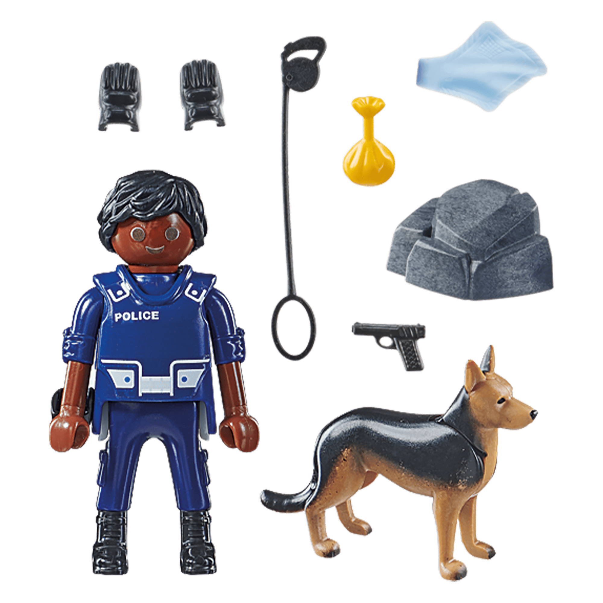 Polizist mit Spürhund playmobil 2000584381401 2