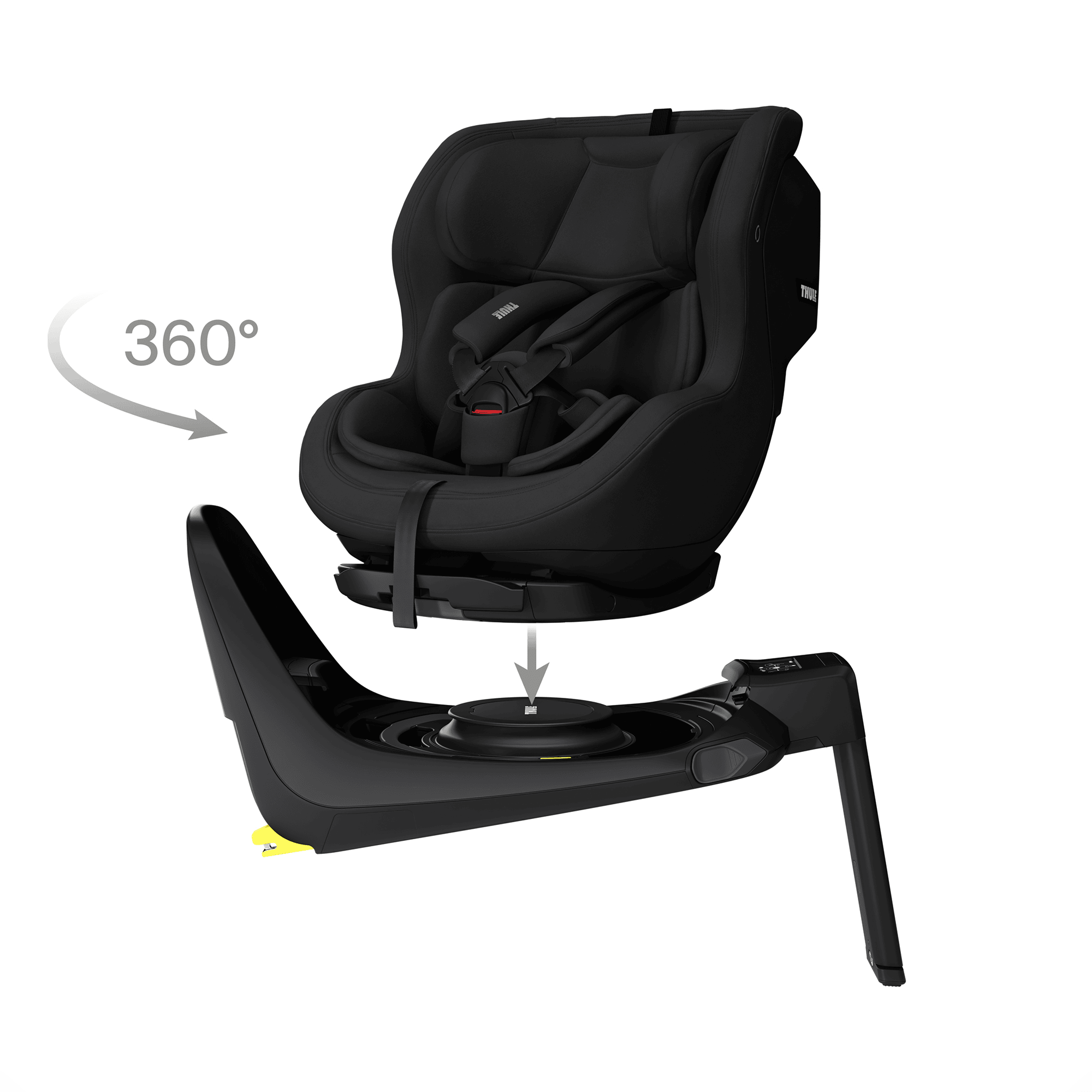 Reboarder 0-18 kg, Gruppe 0+/1, THULE, Schwarz – Produktansicht
