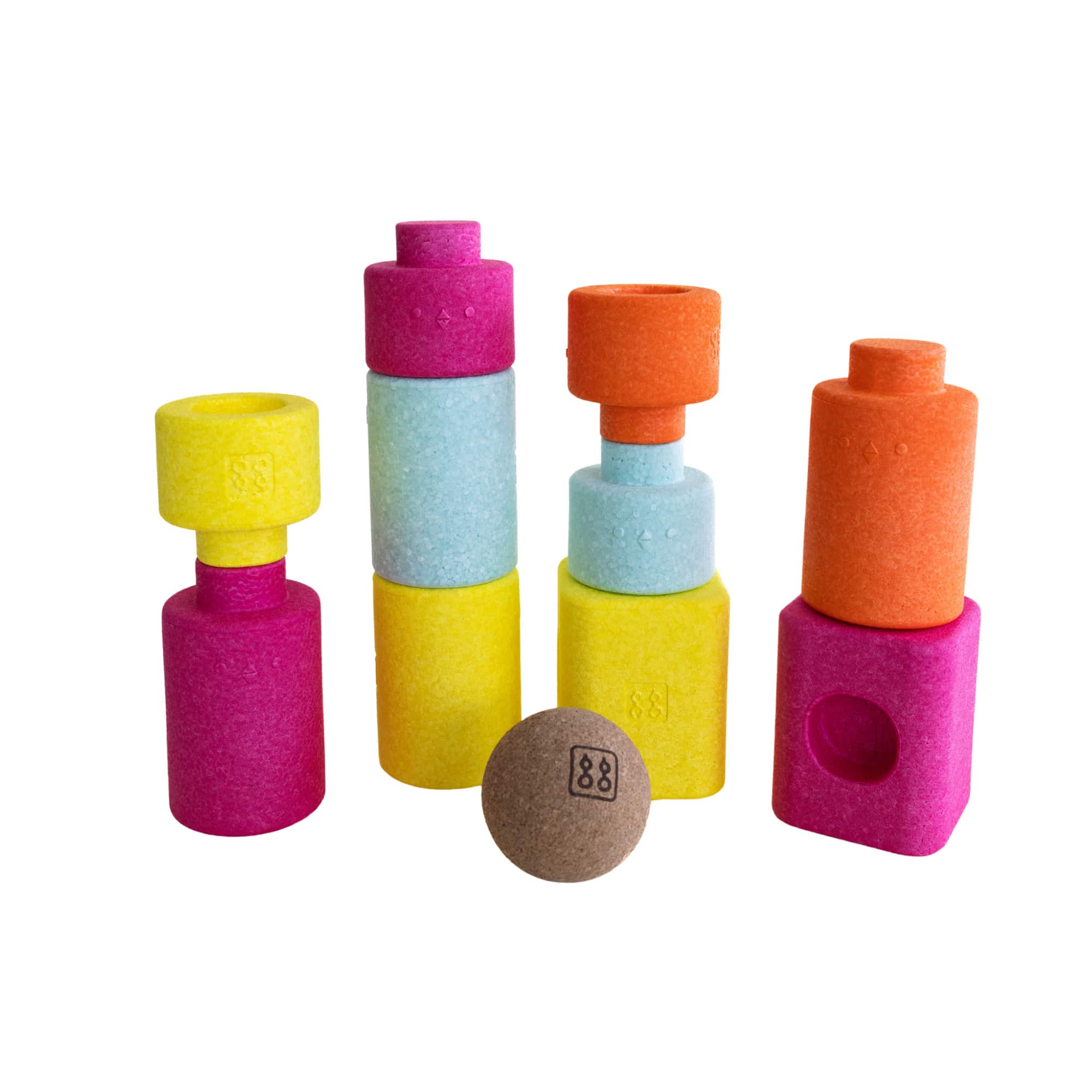 Schaumstoff Bausteine, Bygge, Gelb – Produktansicht