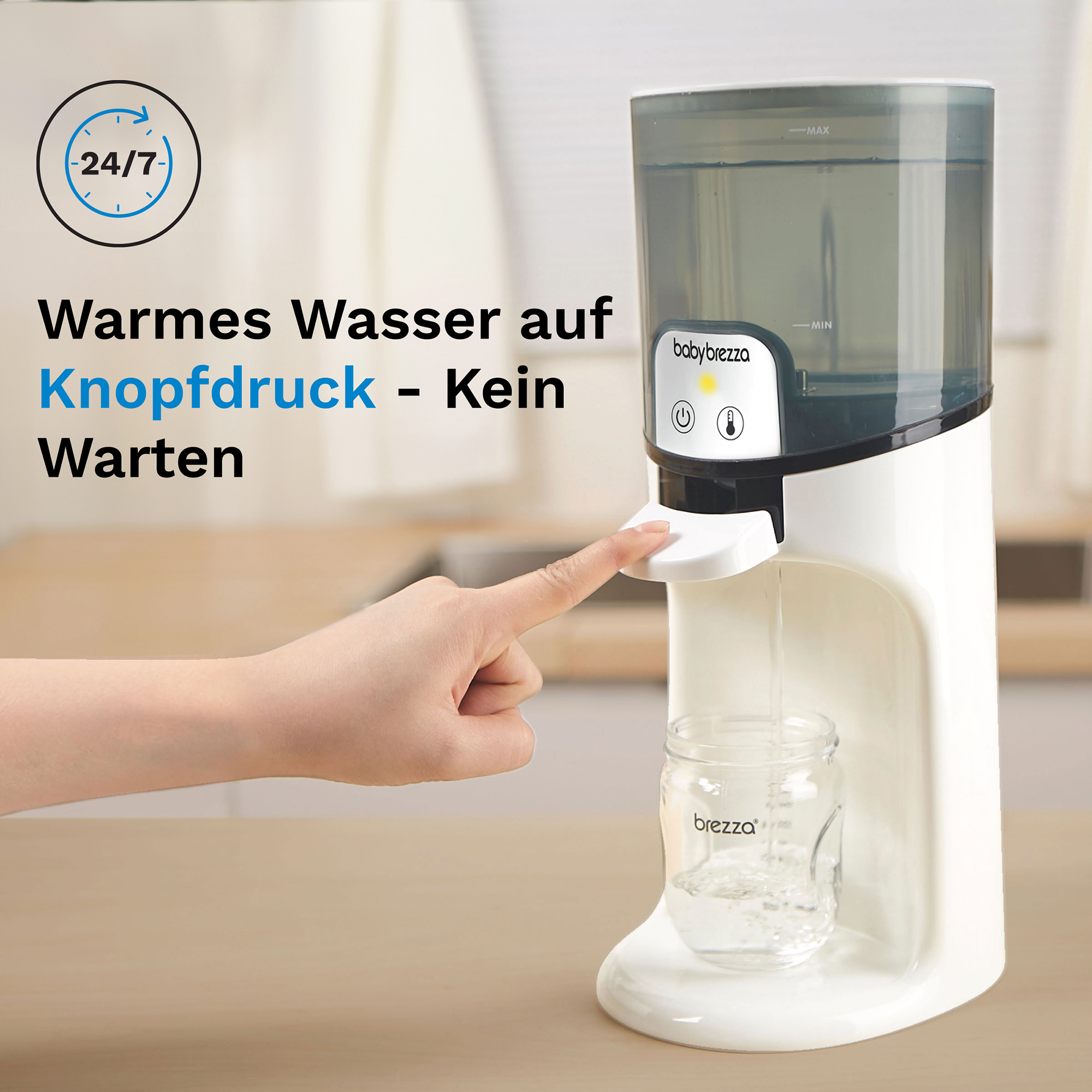 Babykostwärmer, babybrezza, Weiß – Besonderheit: schnell und hygienisch