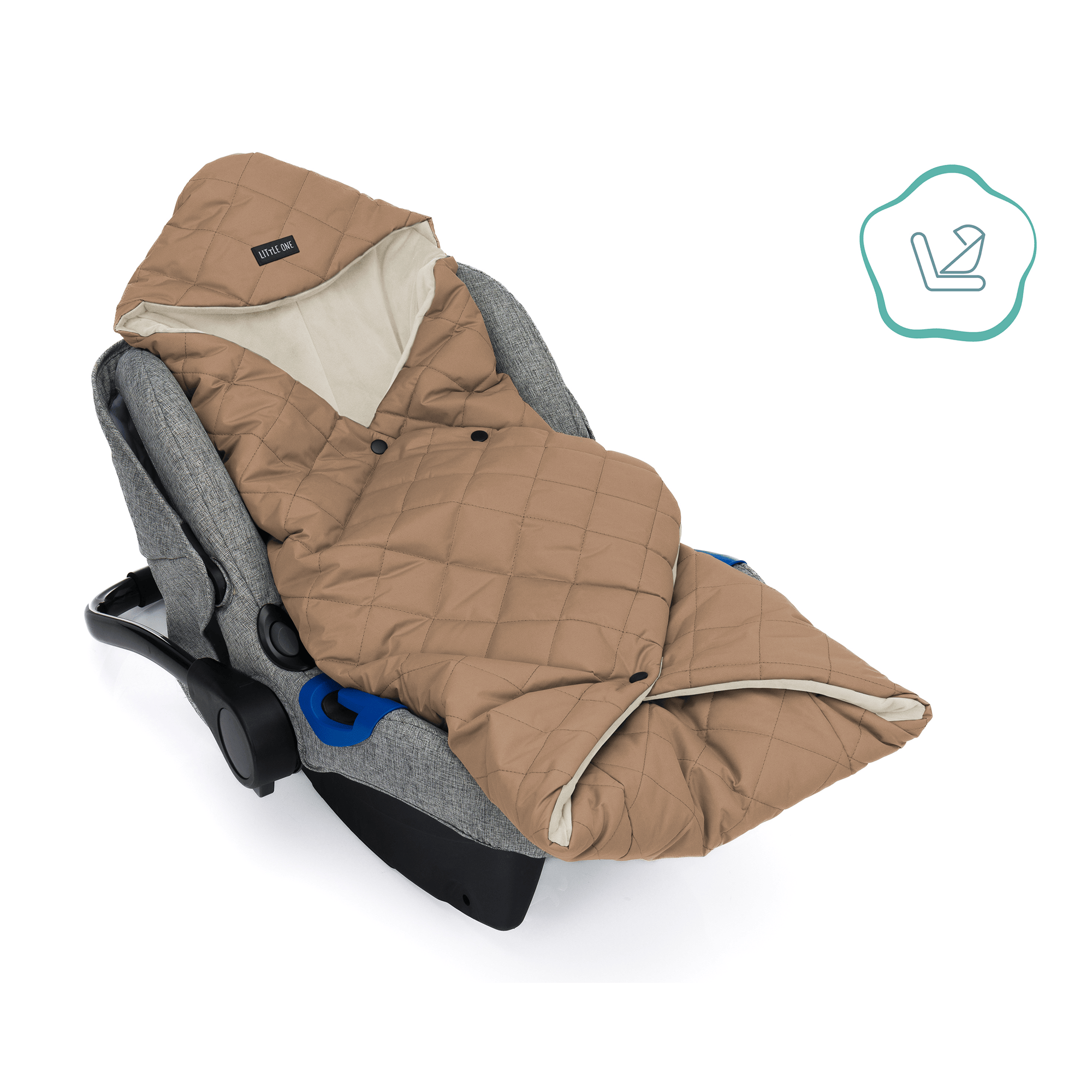 Einschlagdecken & Decken, LITTLE ONE, Braun – Produktansicht