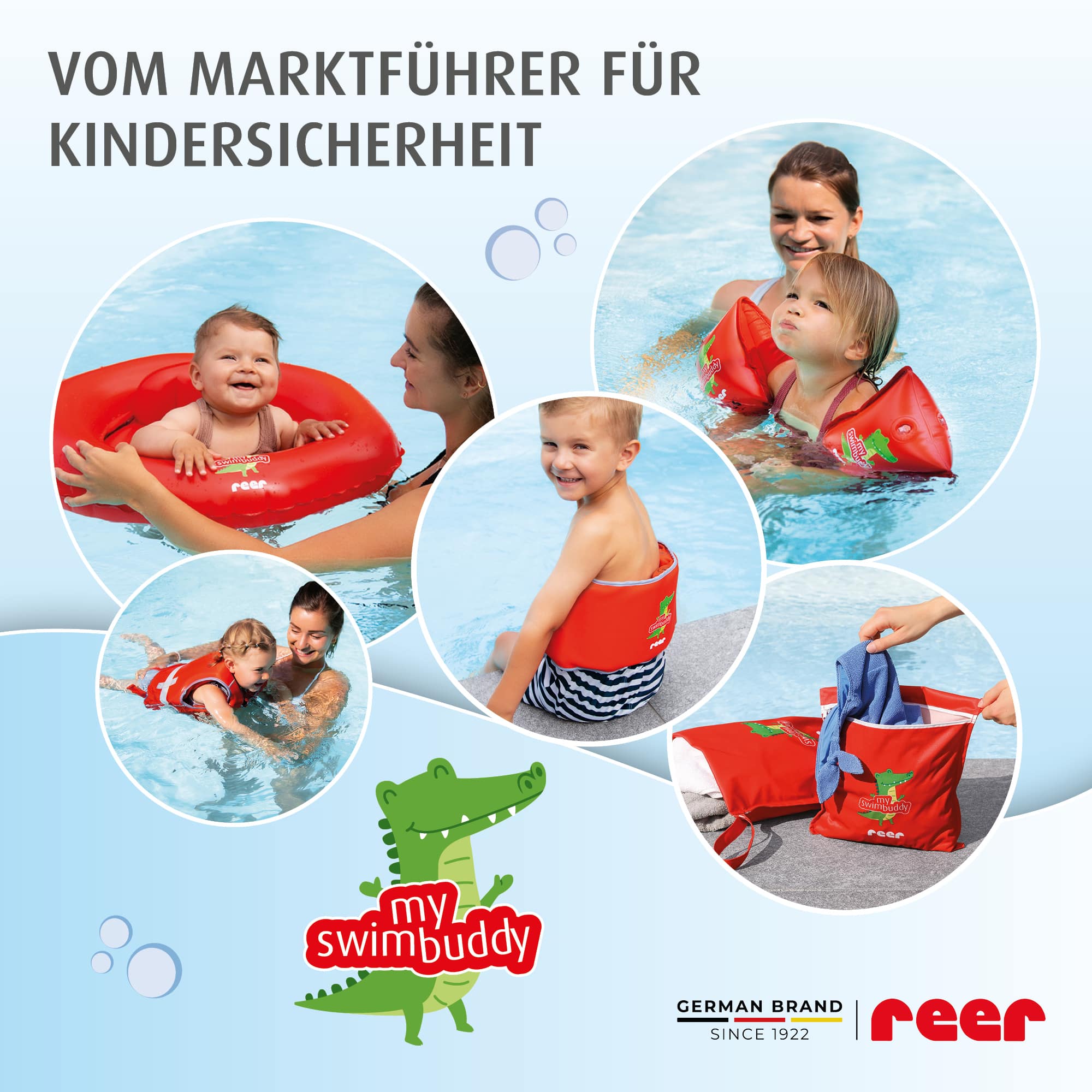 Schwimmflügel & Schwimmhilfen, reer, Rot – Produktansicht