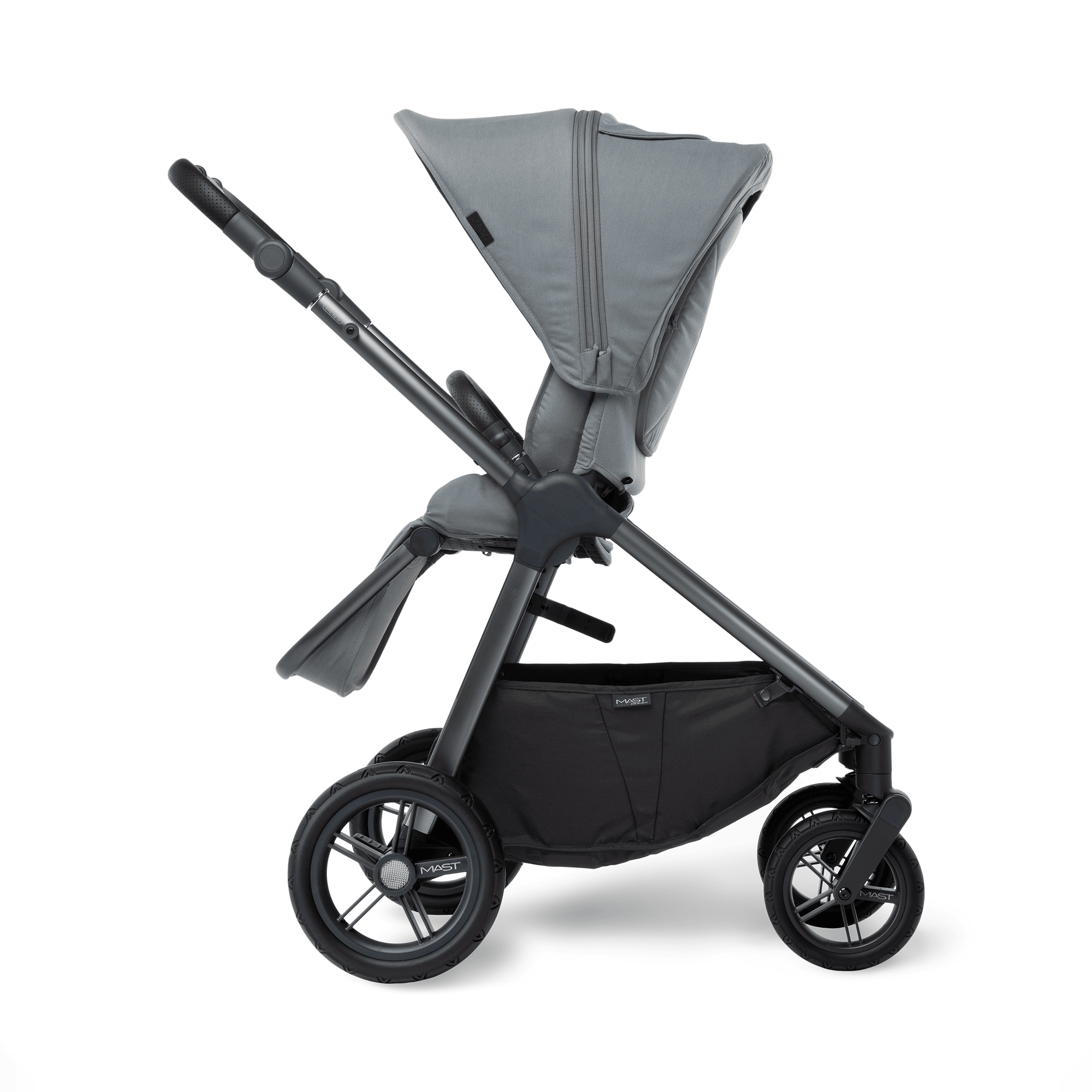 Kombi-Kinderwagen, MAST, Grau – Produktansicht