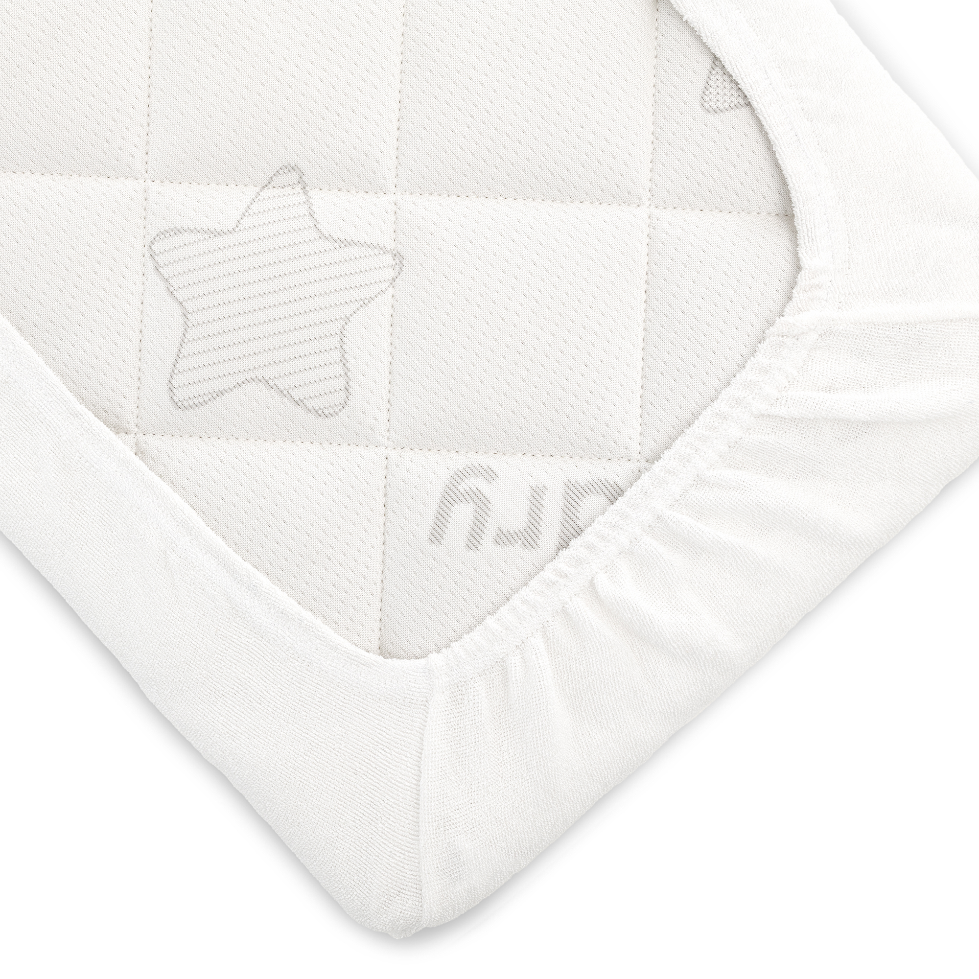 Spannbettlaken, LITTLE ONE, Weiß – Produktansicht