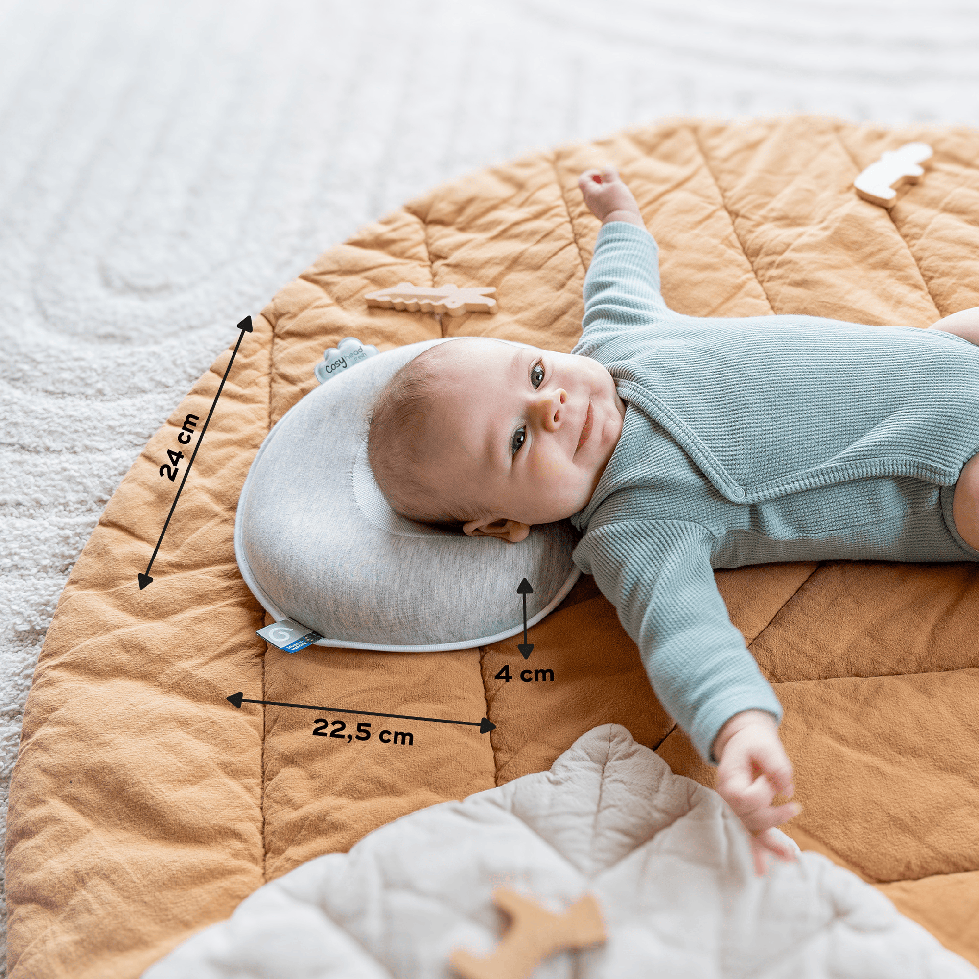 Bettdecken & Kissen, babymoov, Grau – Produktansicht