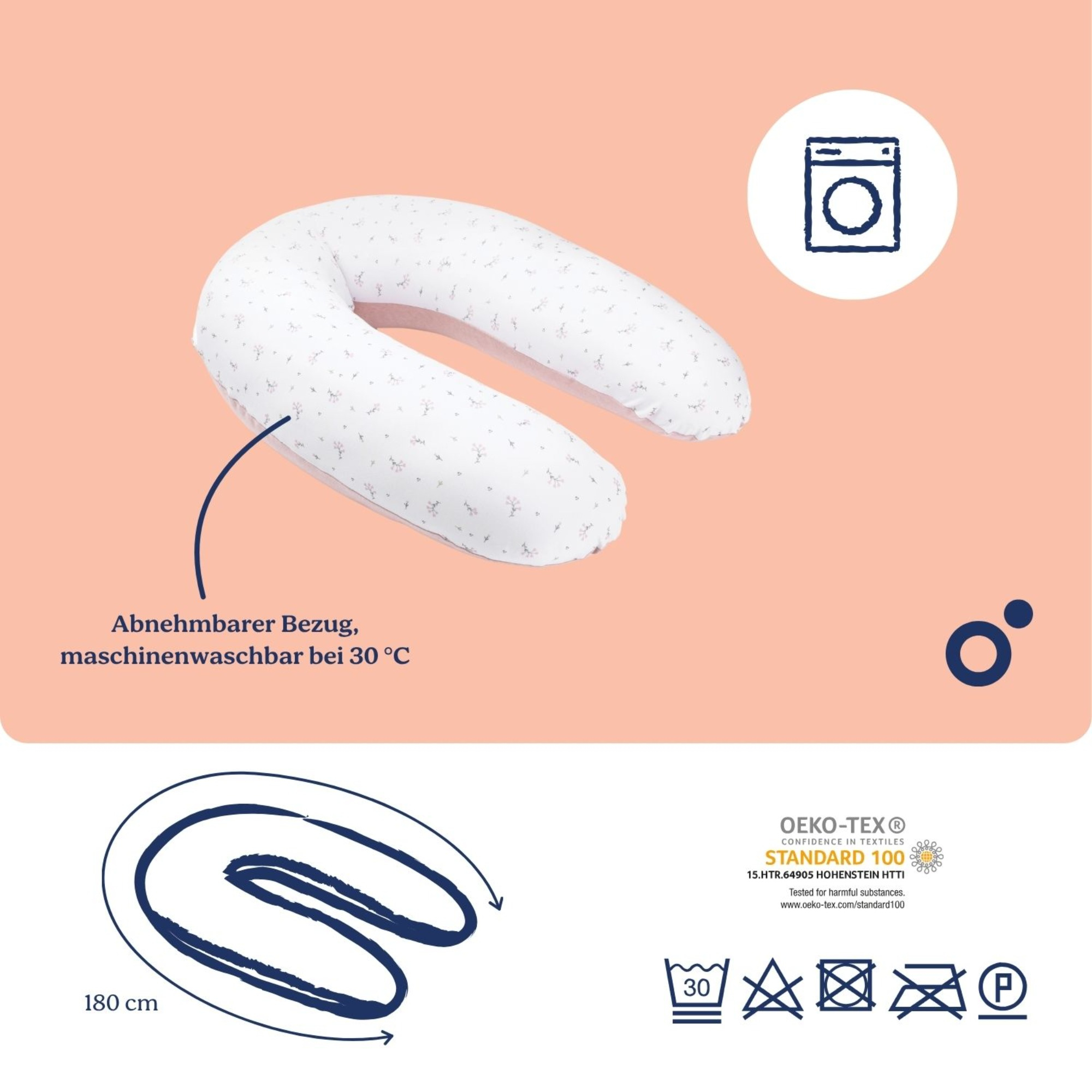 Stillkissen, doomoo, Pink – Produktansicht