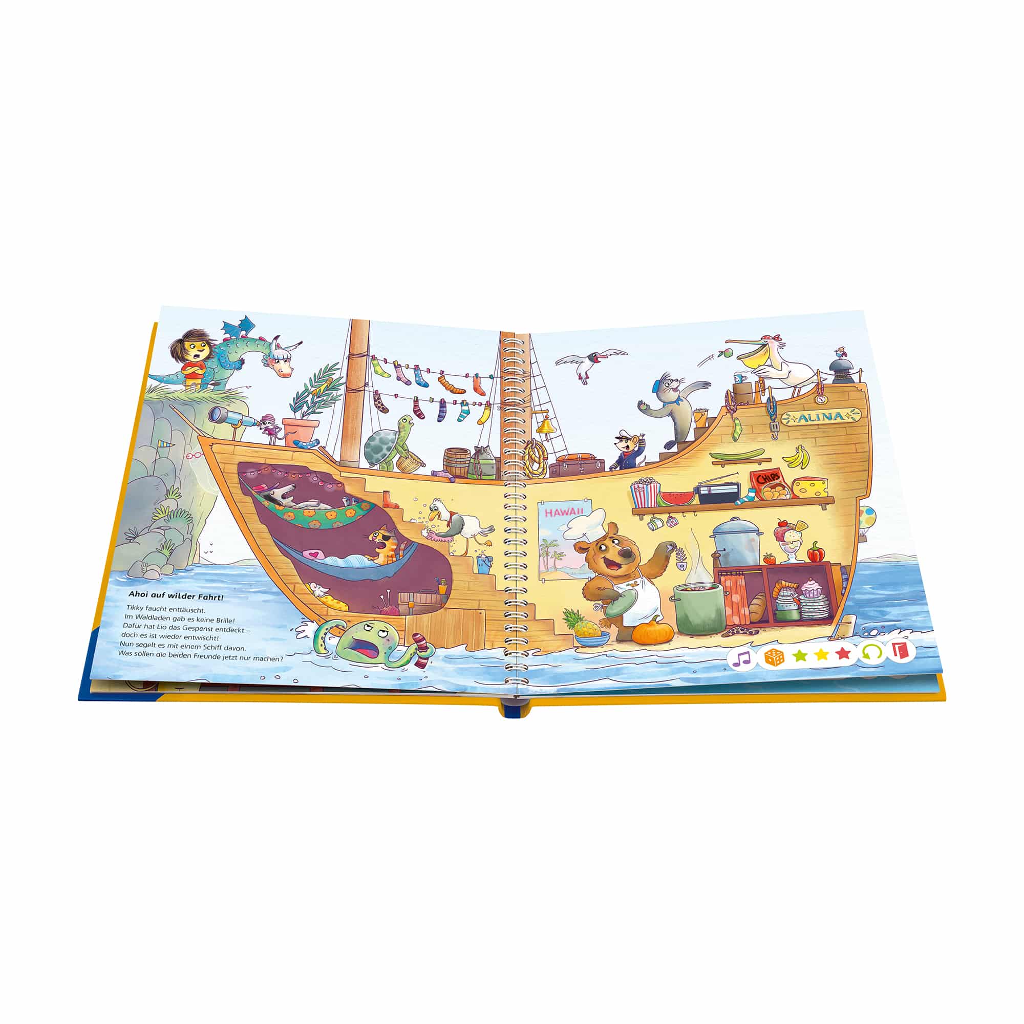 Kinderbücher, Tiptoi, Orange – Produktansicht