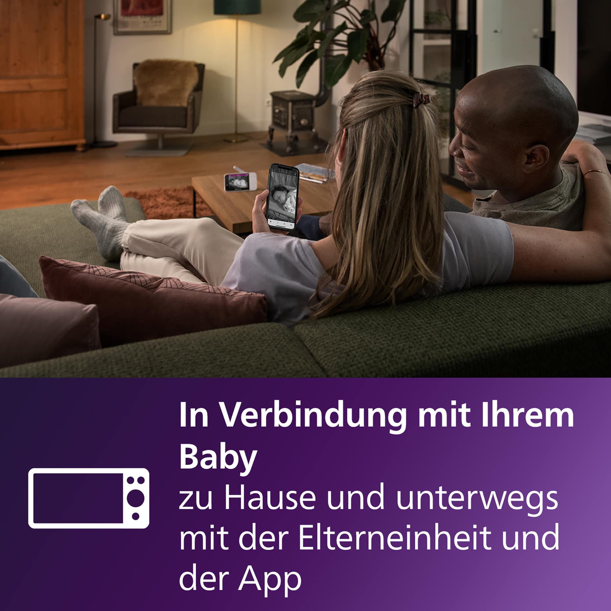 Video Babyphone, PHILIPS AVENT, Weiß – Produktansicht