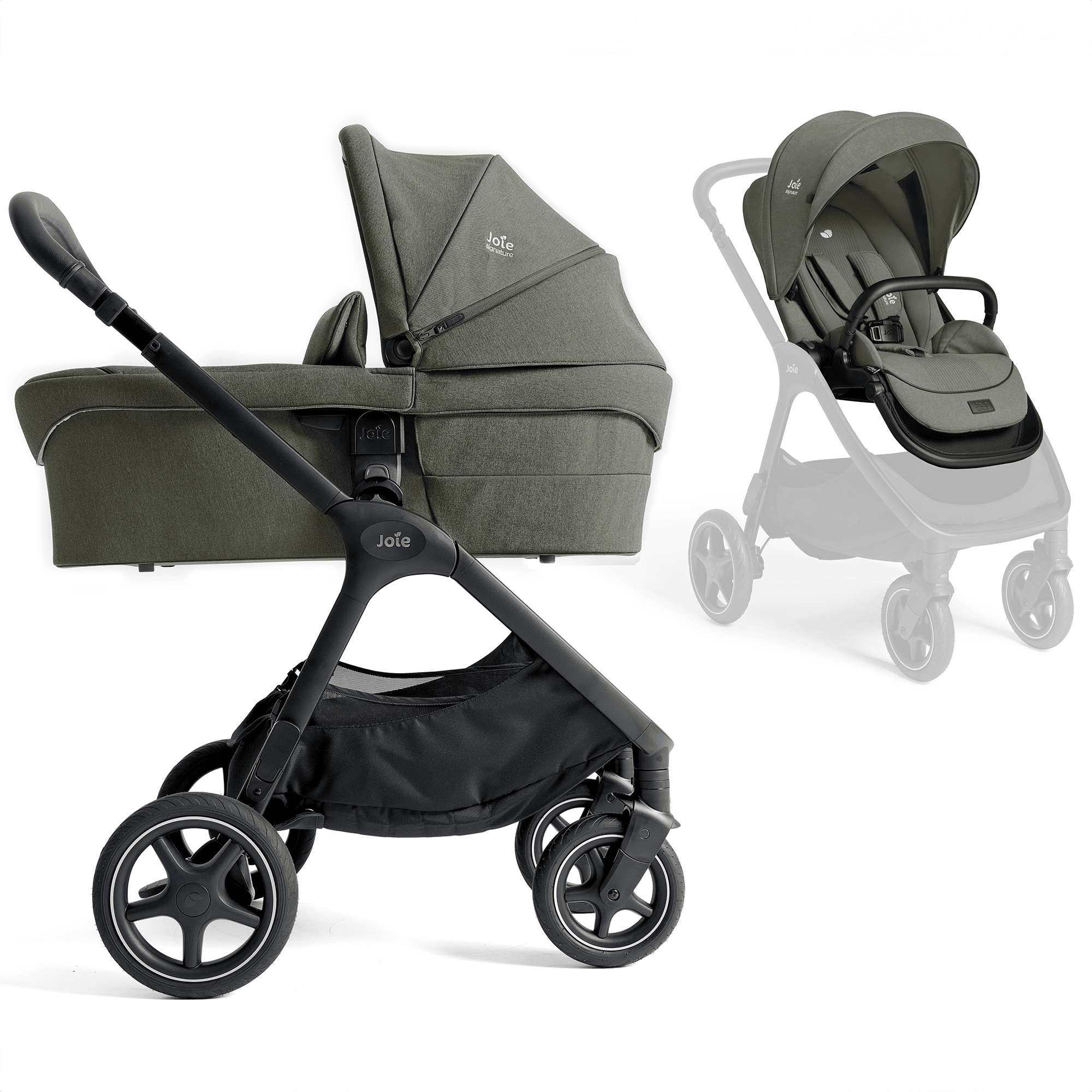 Kombi-Kinderwagen, Joie signature, Grün – Produktansicht