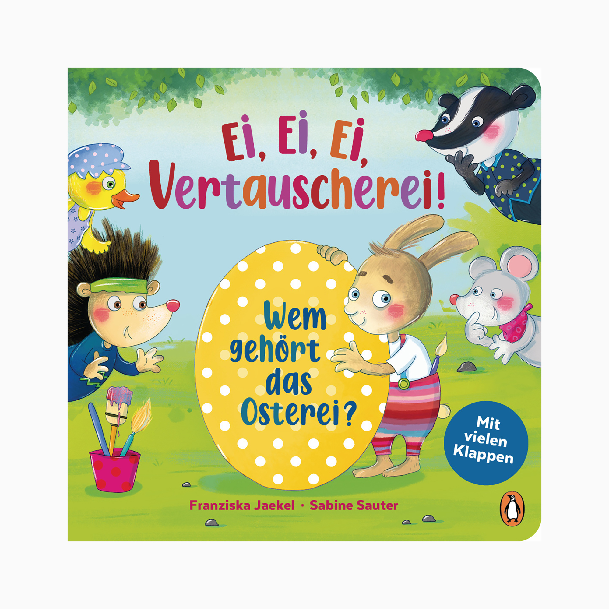 Bilderbücher, Penguin JUNIOR, Grün – Besonderheit: der Osterhase hat die Geschenke für seine Freunde vertauscht

