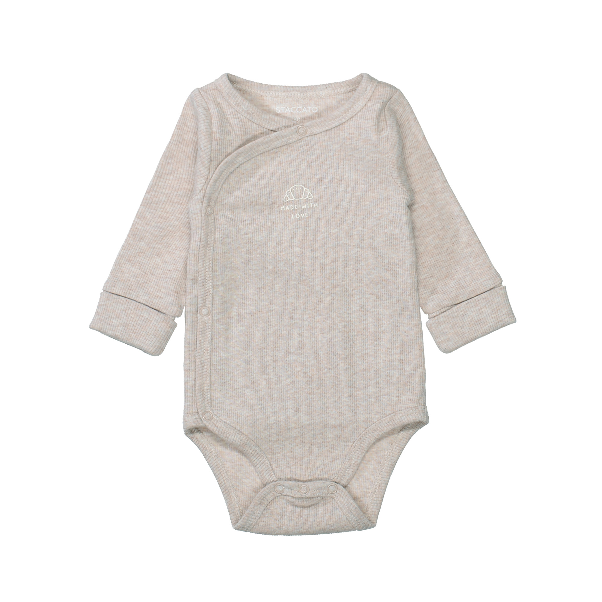 Wickelbodys, STACCATO, Beige – Besonderheit: aus 97% Baumwolle