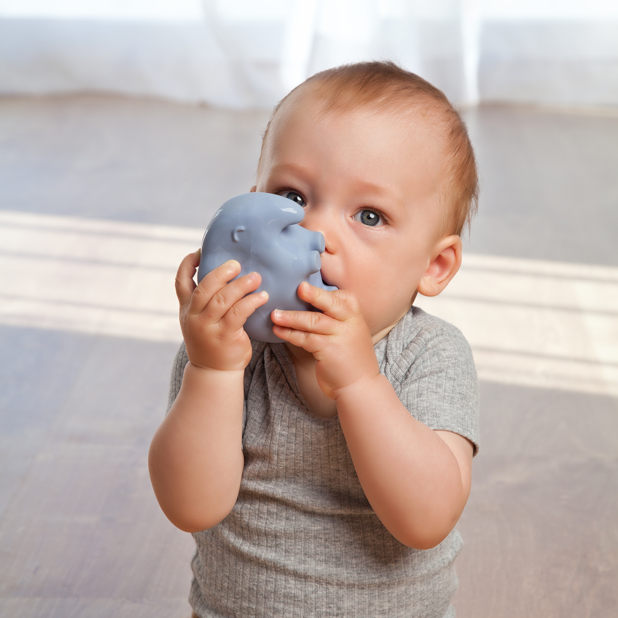 Beißringe, GRÜNSPECHT, Blau – Produktansicht