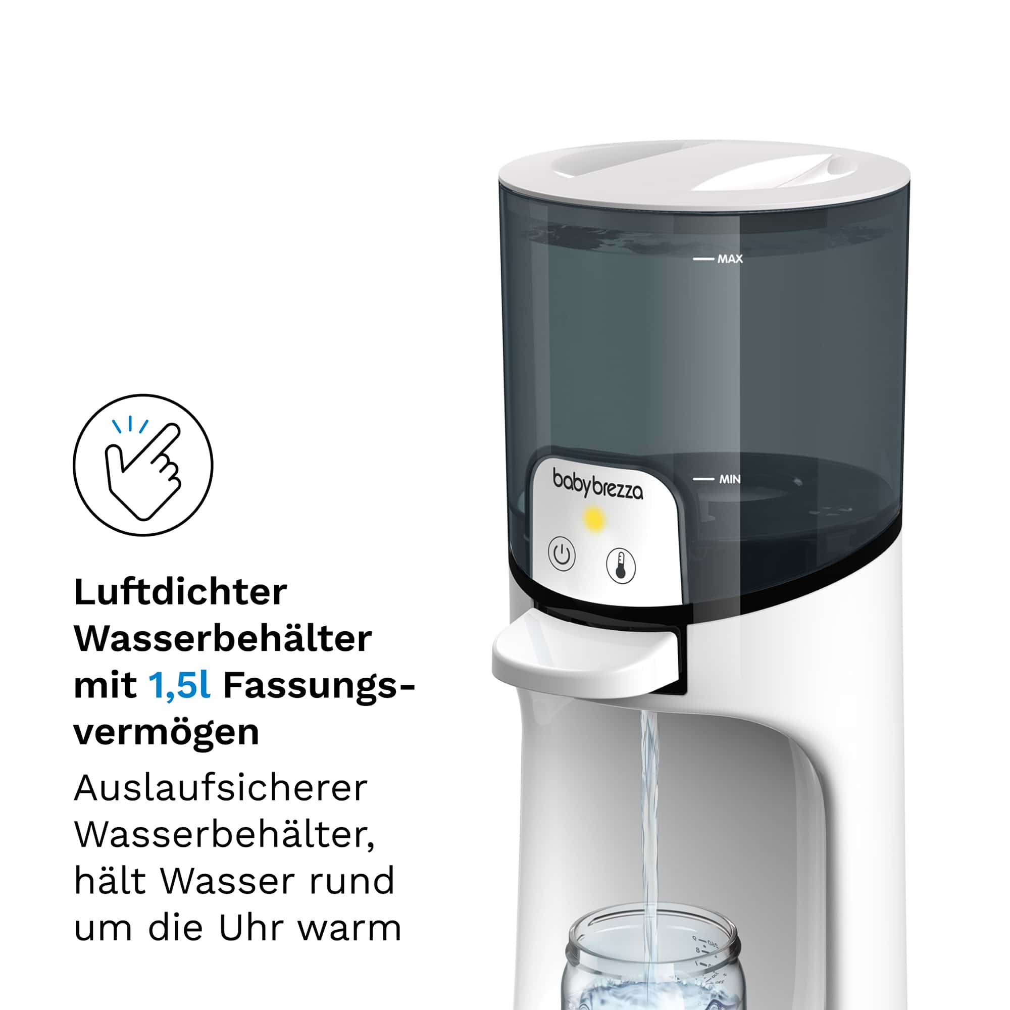Babykostwärmer, babybrezza, Weiß – Produktansicht