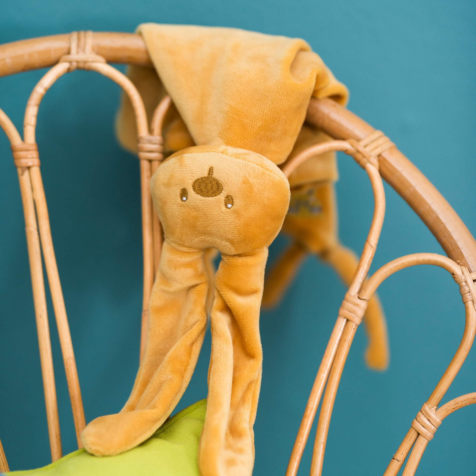 Schmusetücher, Nattou, Gelb – Produktansicht