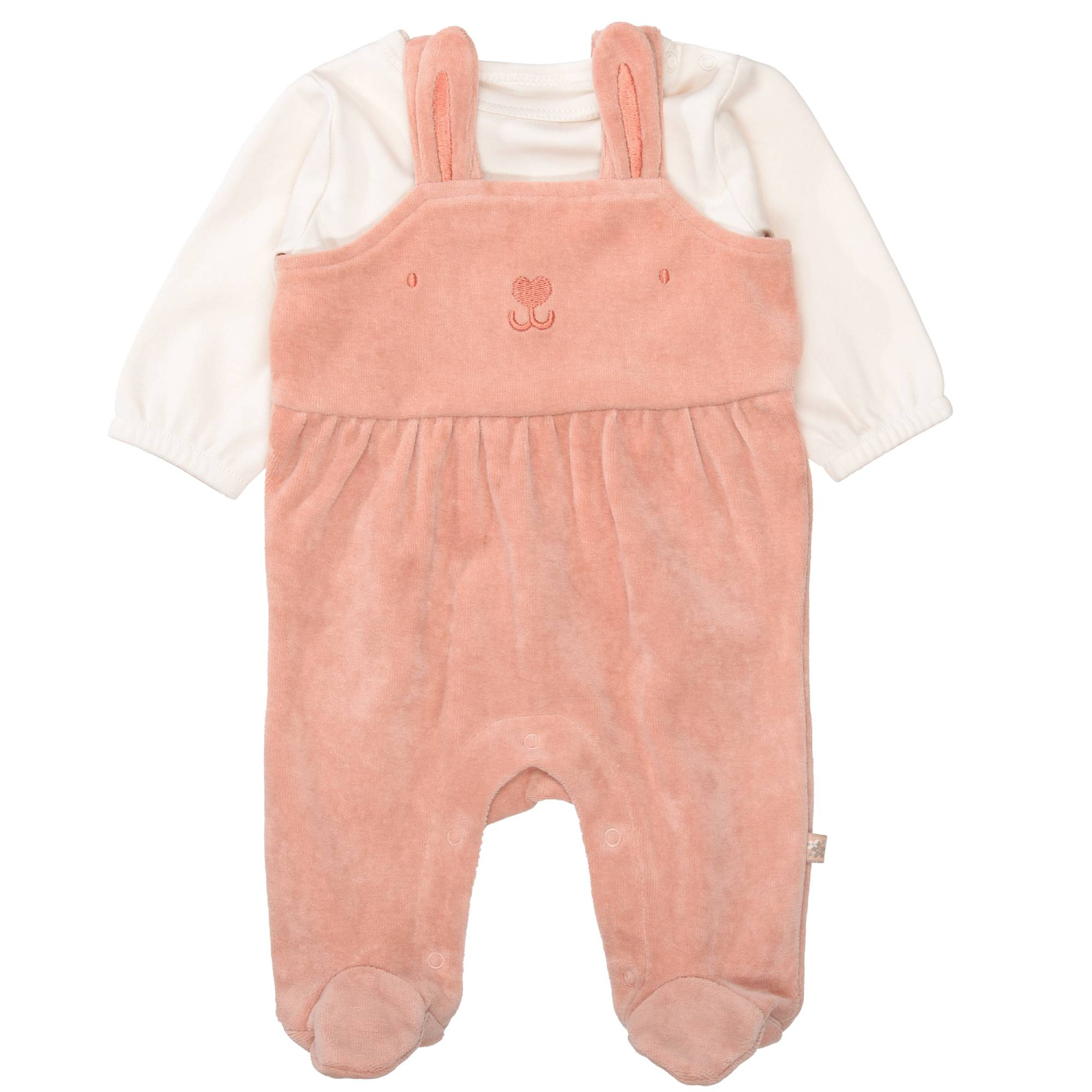 Strampler, STACCATO, Pink – Besonderheit: Set bestehend aus Strampler und Langarmshirt