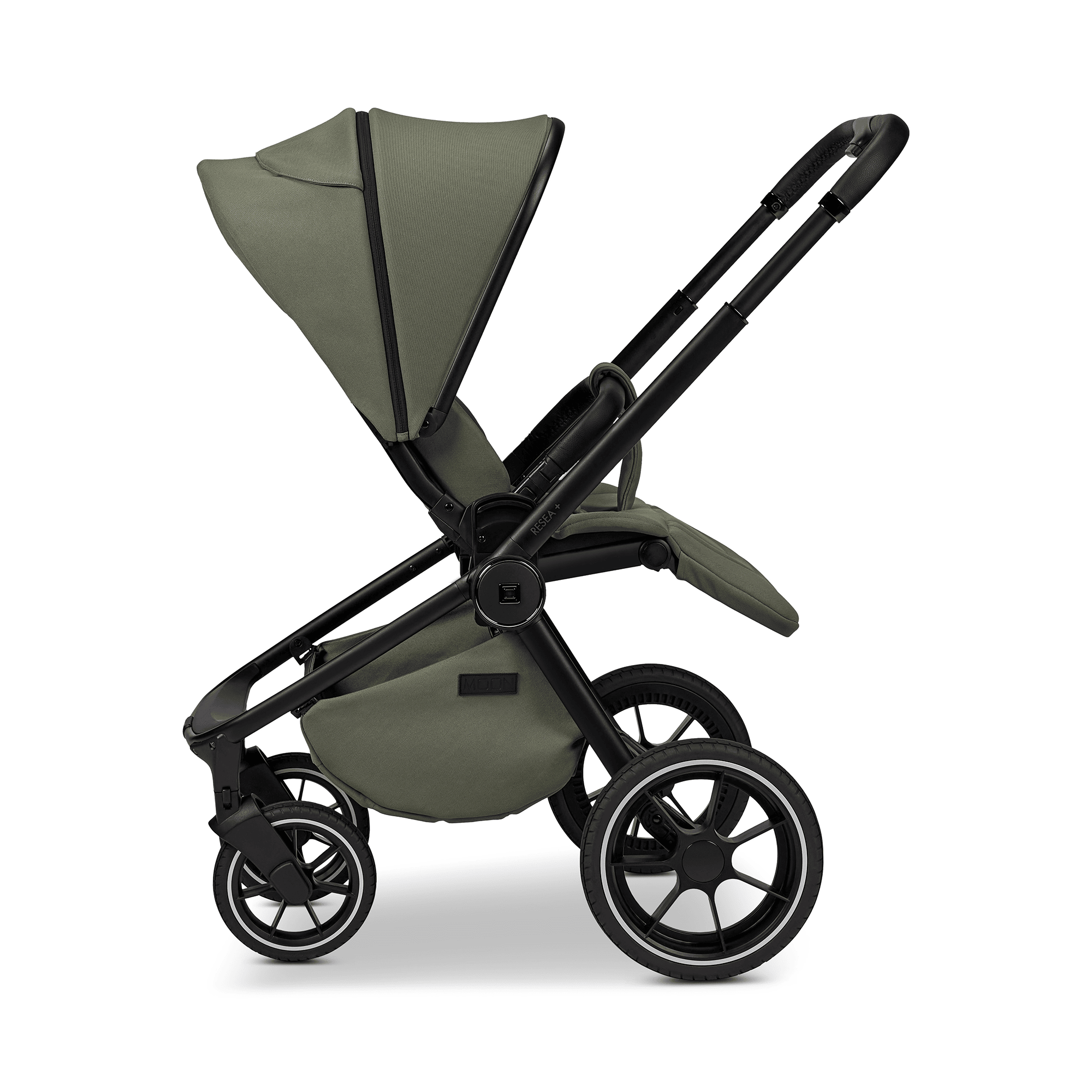 Kombi-Kinderwagen, MOON, Grün – Produktansicht