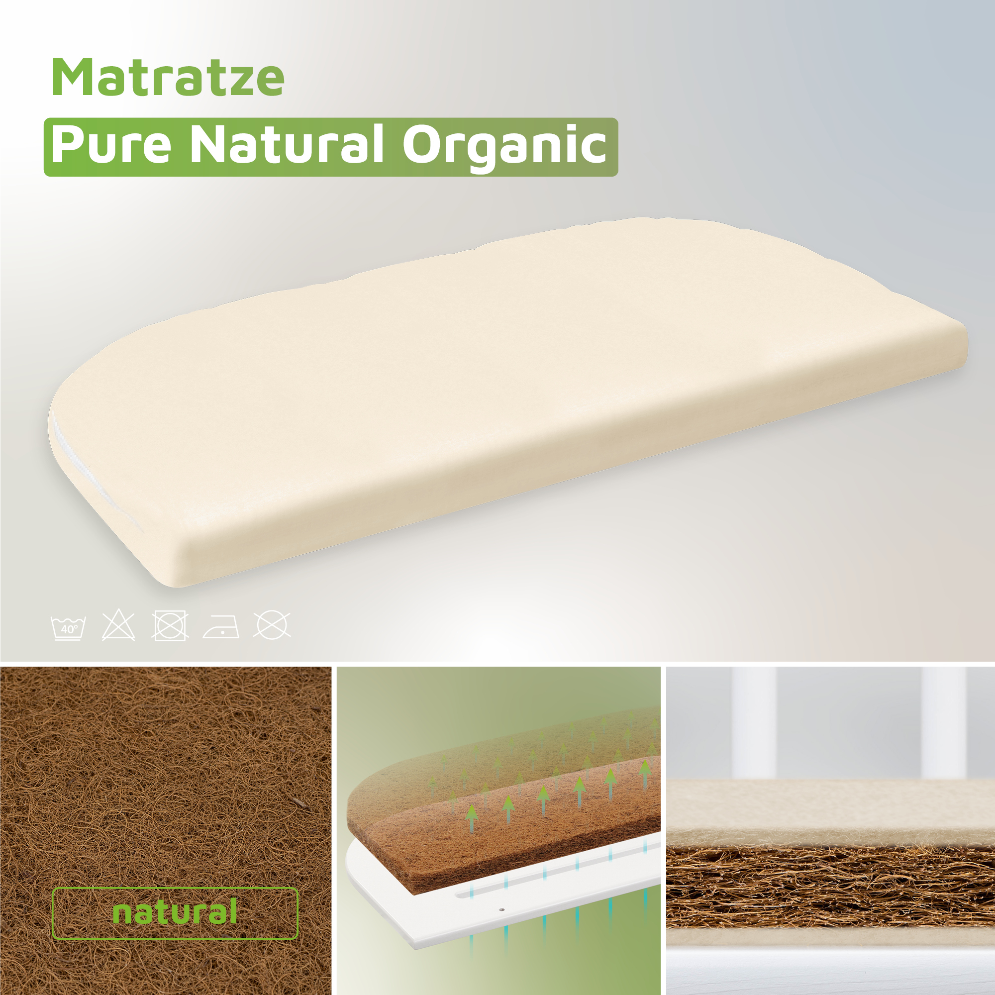 Matratzen, tobi, Weiß – Produktansicht