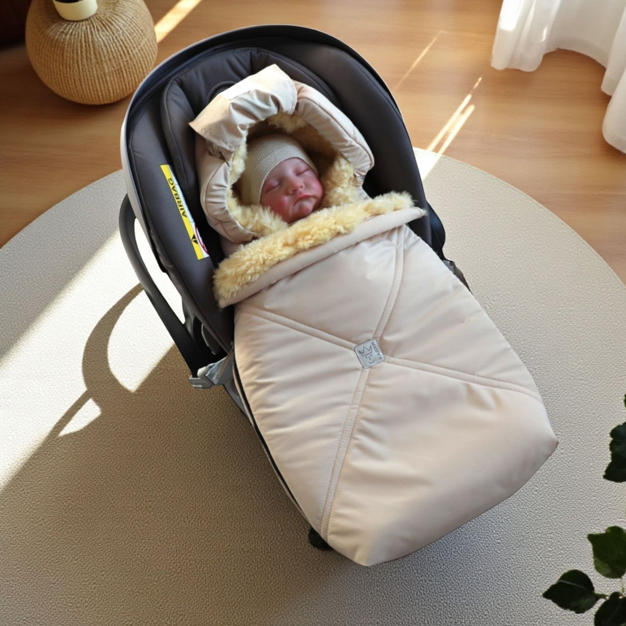 Fußsäcke & Decken, KAISER, Beige – Produktansicht
