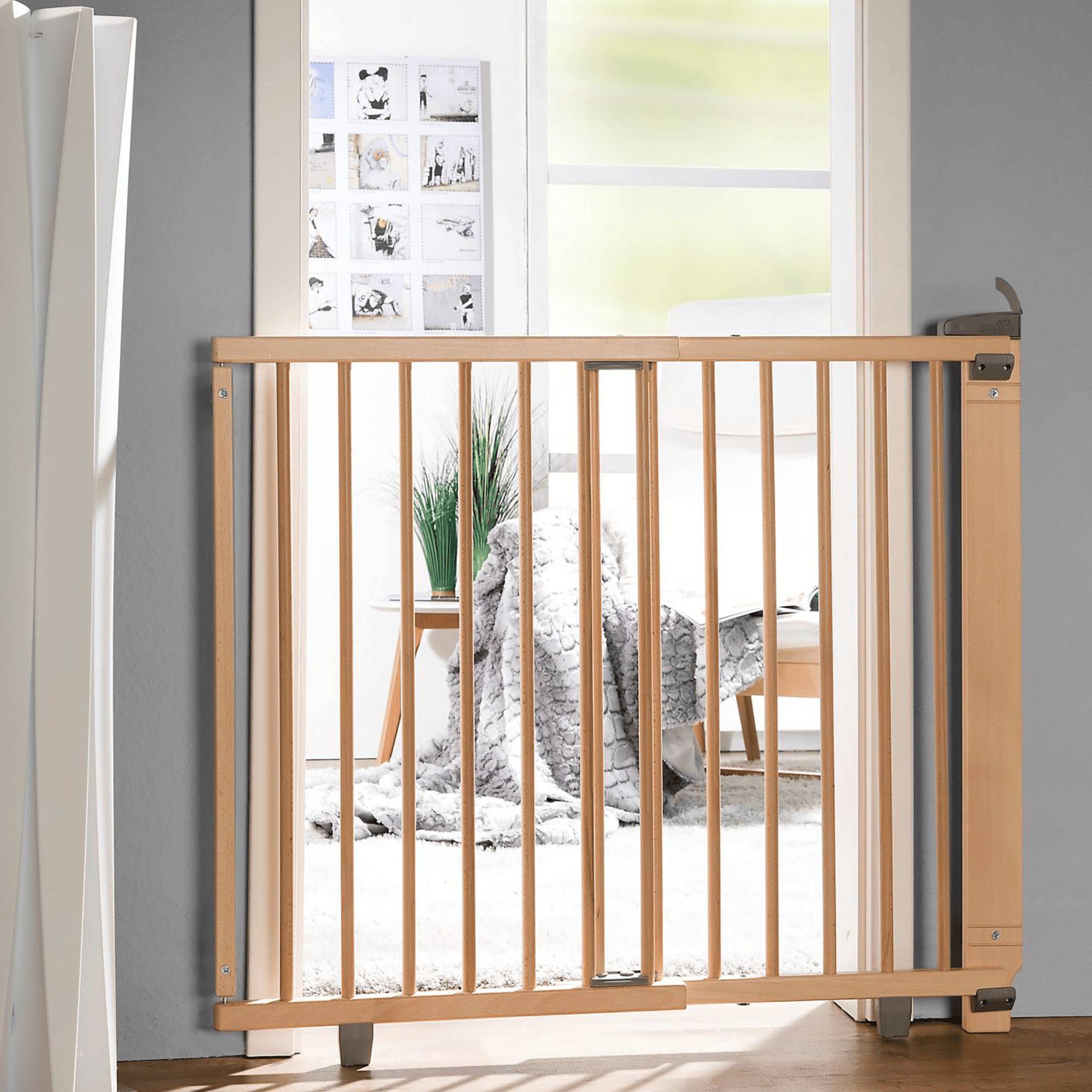 Tür- & Treppenschutzgitter, Geuther, Beige – Produktansicht